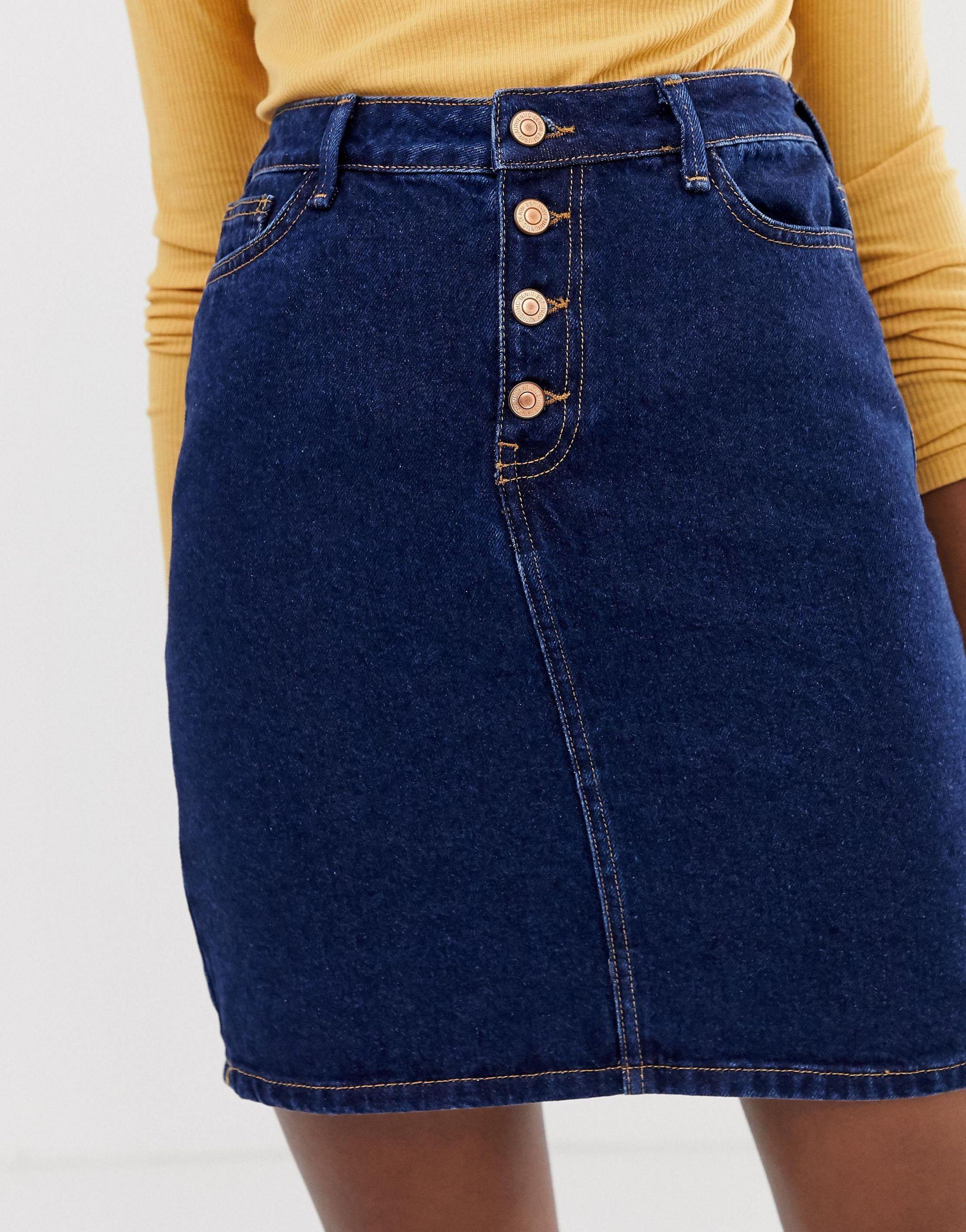 new look denim skirts sale