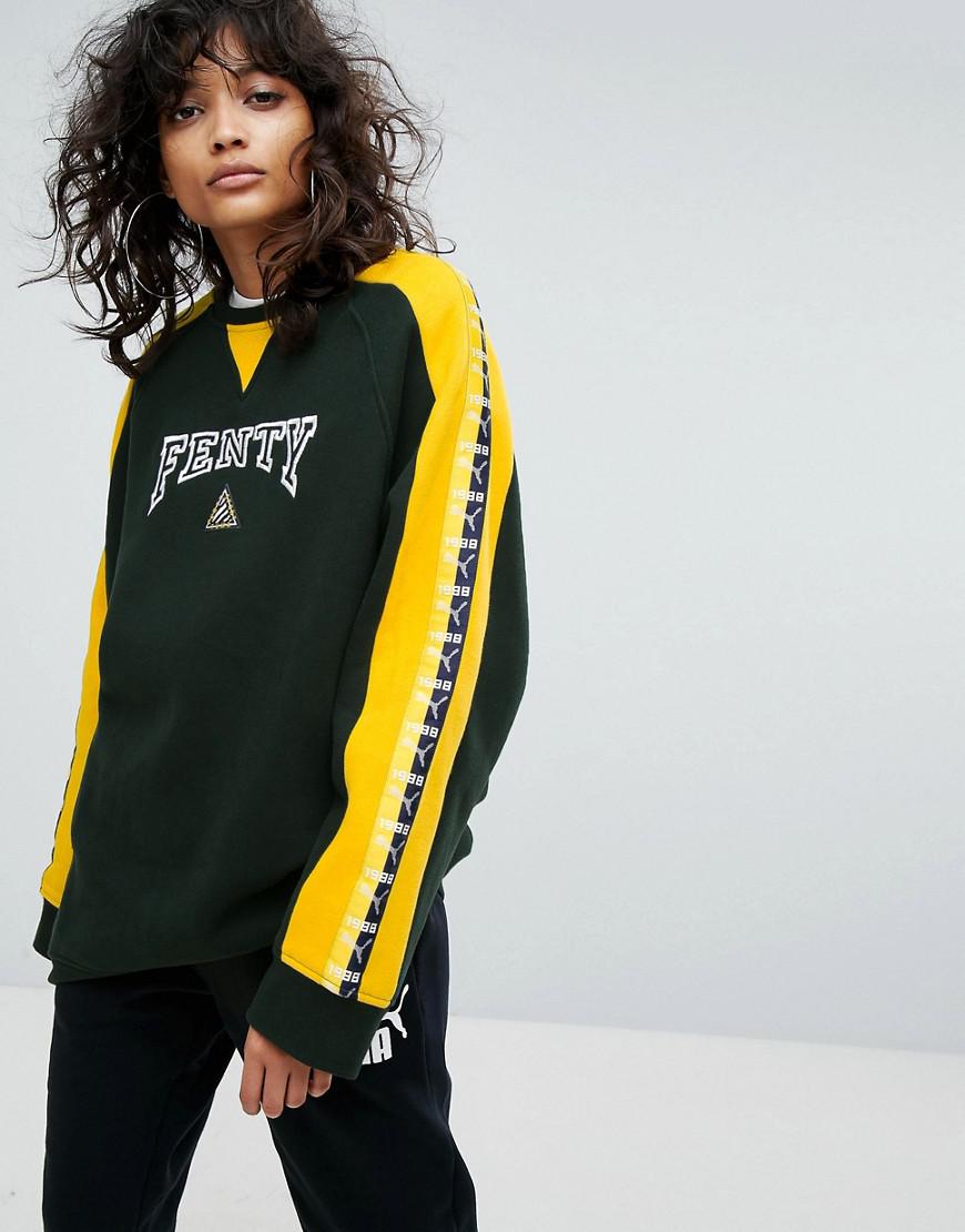 PUMA X Fenty Crew Neck Pullover With Taping | Lyst