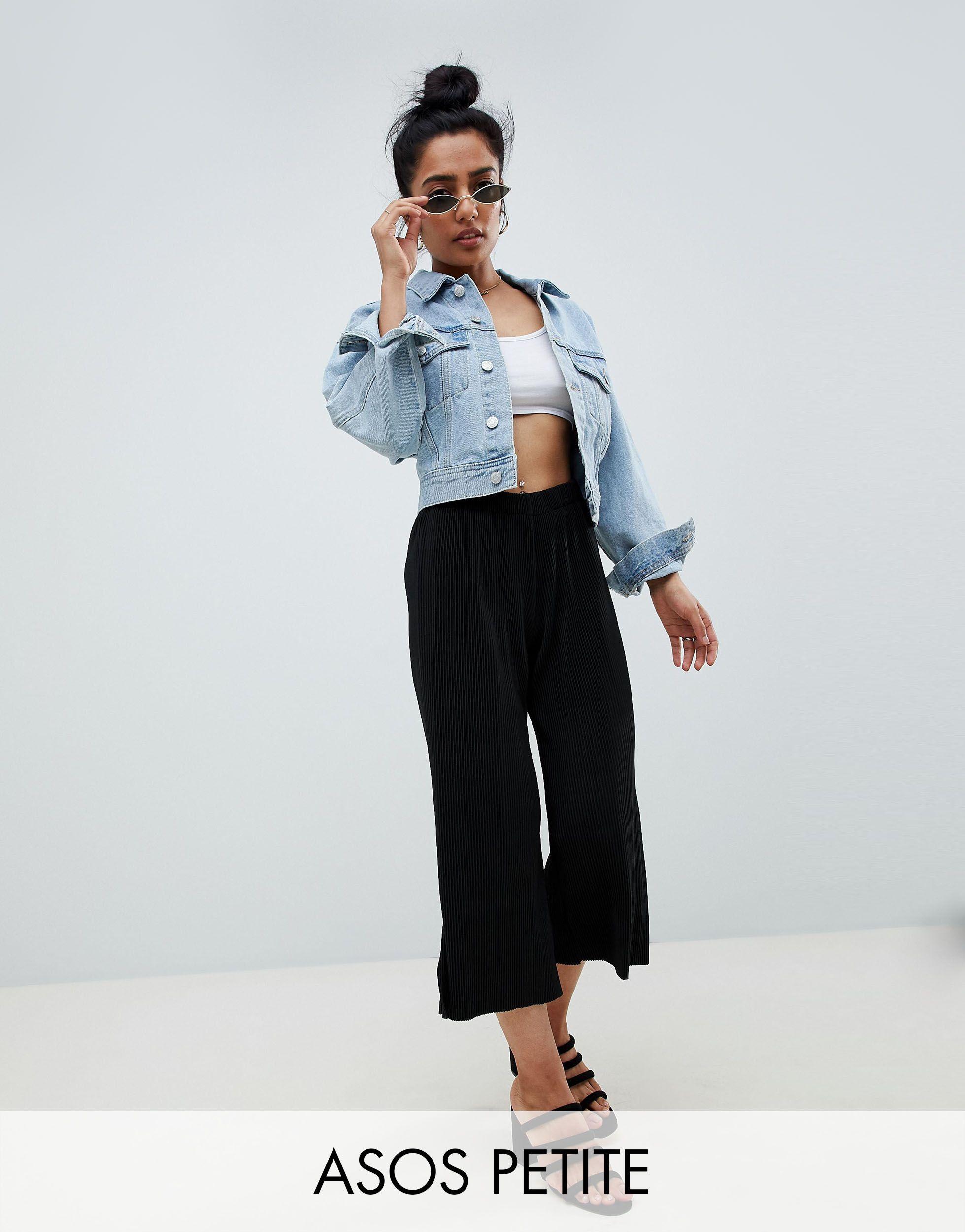 ASOS Denim Asos Design Petite Plisse 