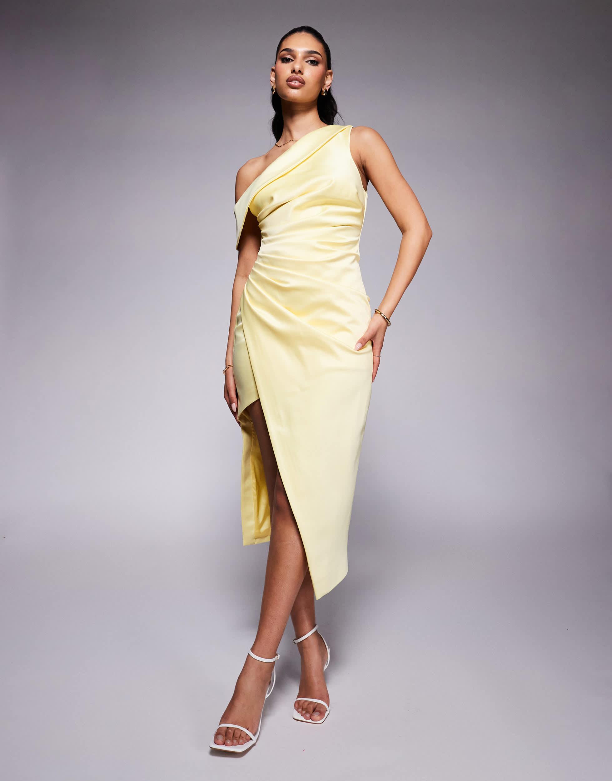 knee length dresses for ladies Lavish Alice Pleated Sequin Long Sleeve Mini Dress In Gold  TAAYBLUE