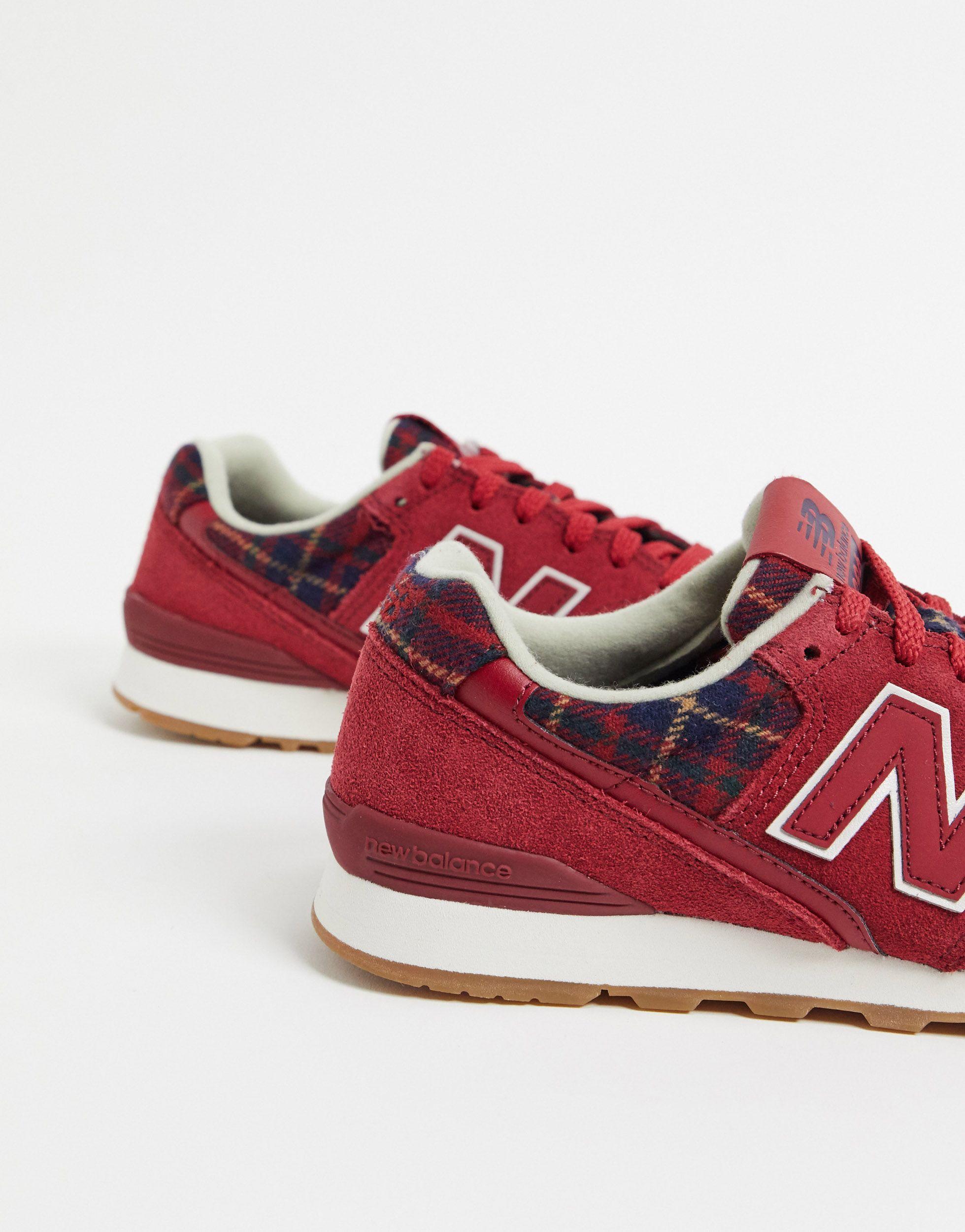 New Balance 996 Trainers Femmes Red Low 