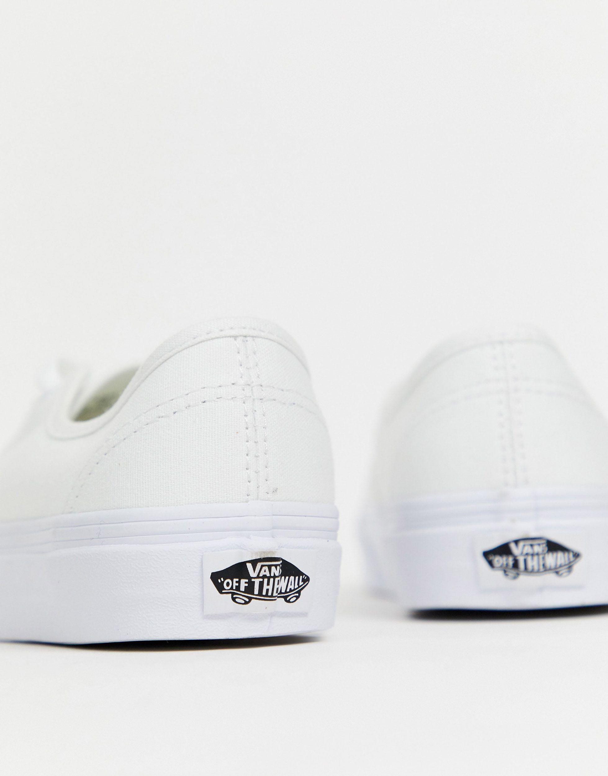 vans triple white authentic