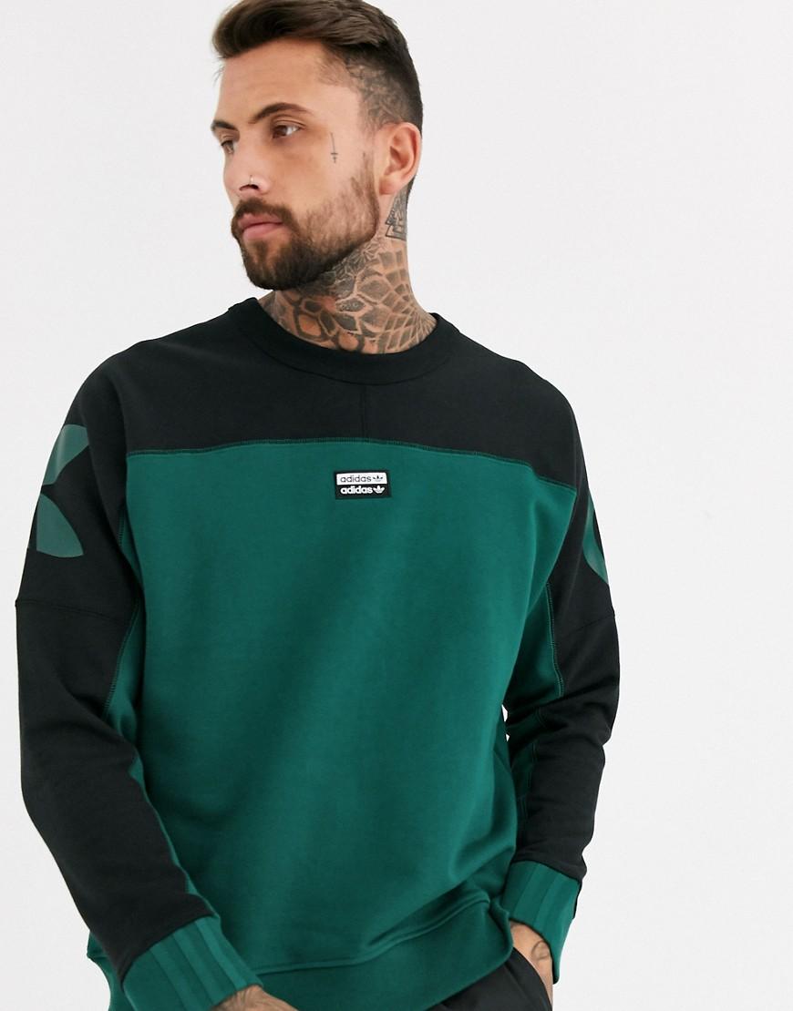 Dosering verkoudheid Wrok adidas Originals Vocal Sweatshirt With Logo Back Print in Green for Men |  Lyst