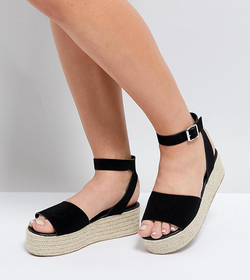 flatform sandals wide