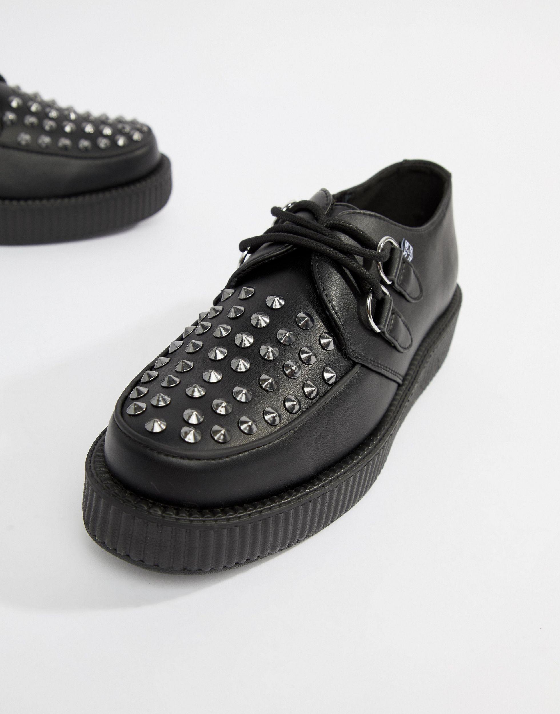 TUK VIVA LOW TOE CREEPER Preto / Branco - Entrega gratuita