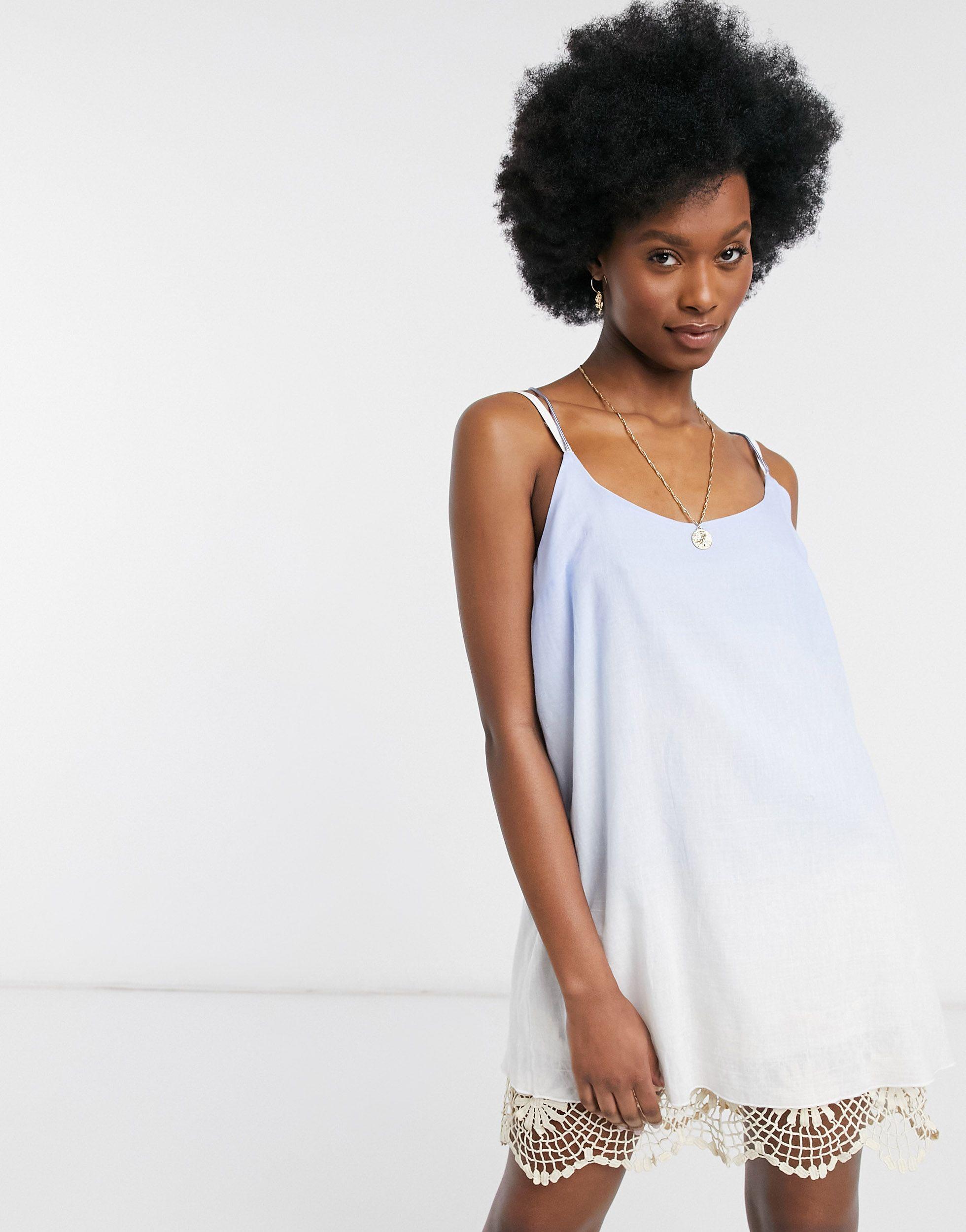 Ombre Crochet Midi Beach Dress 