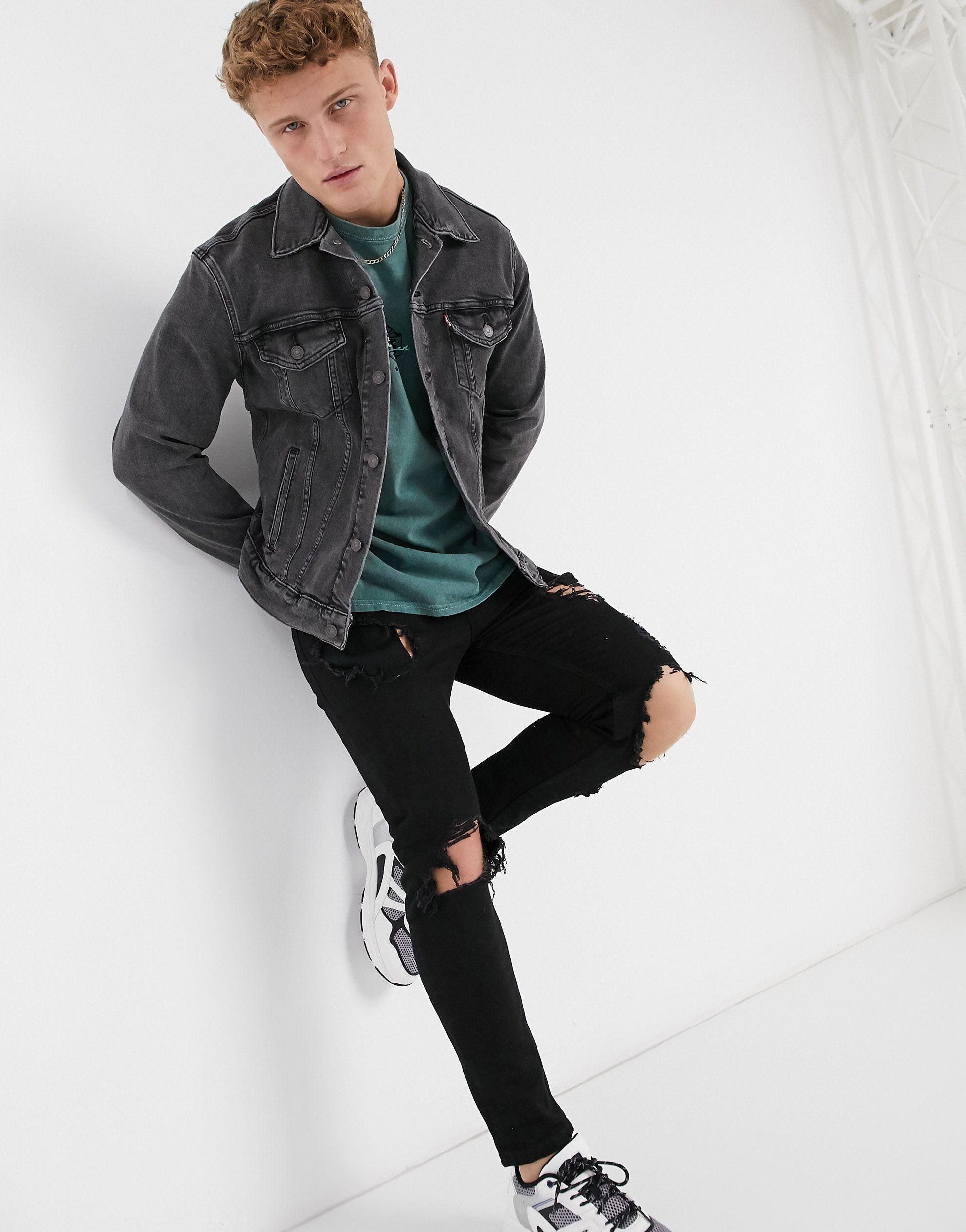 Levi's Denim Trucker Jacket in Washed 