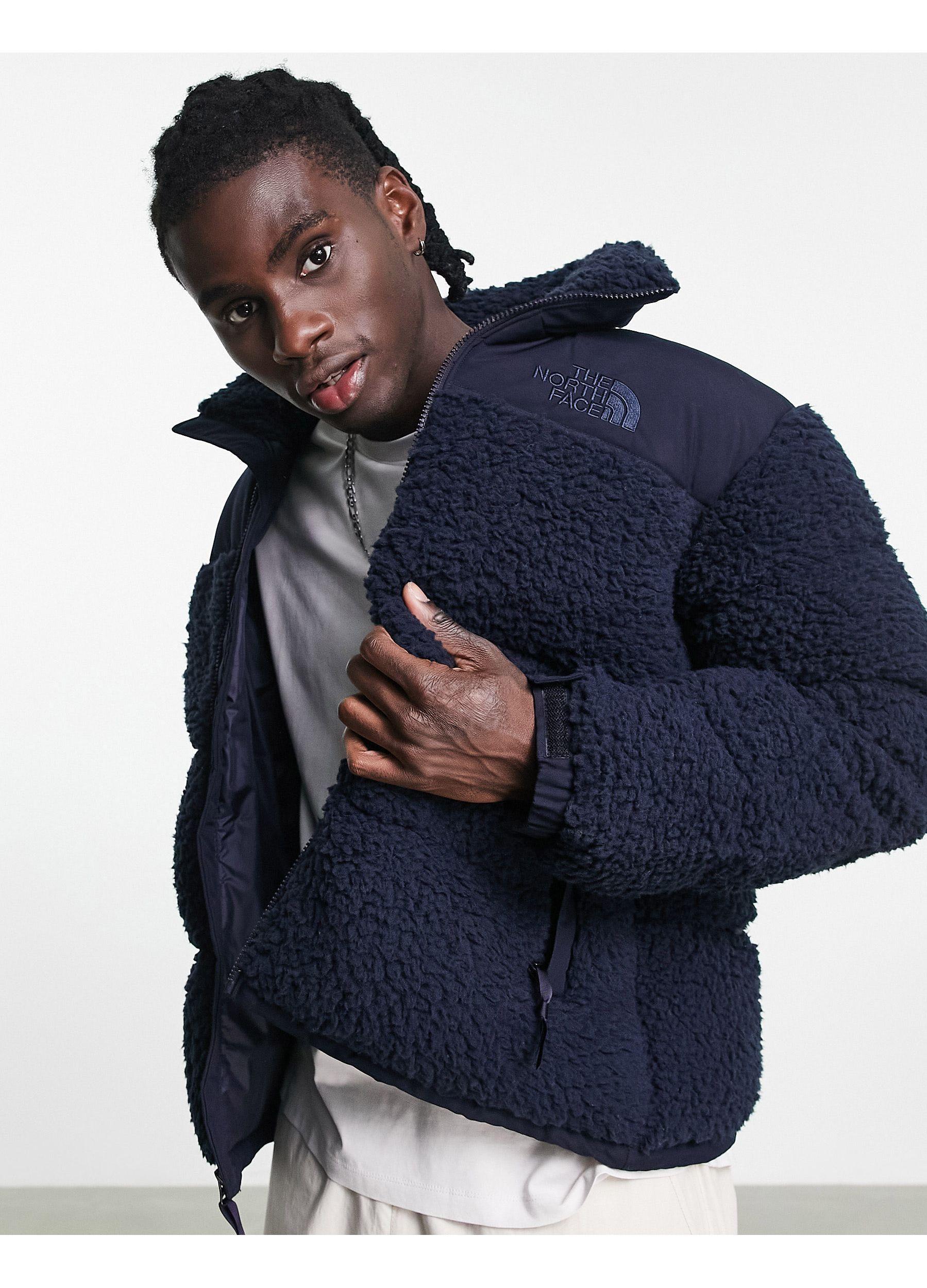 The North Face Novelty Nuptse Jacket in Navy (Blue) for Men | Lyst