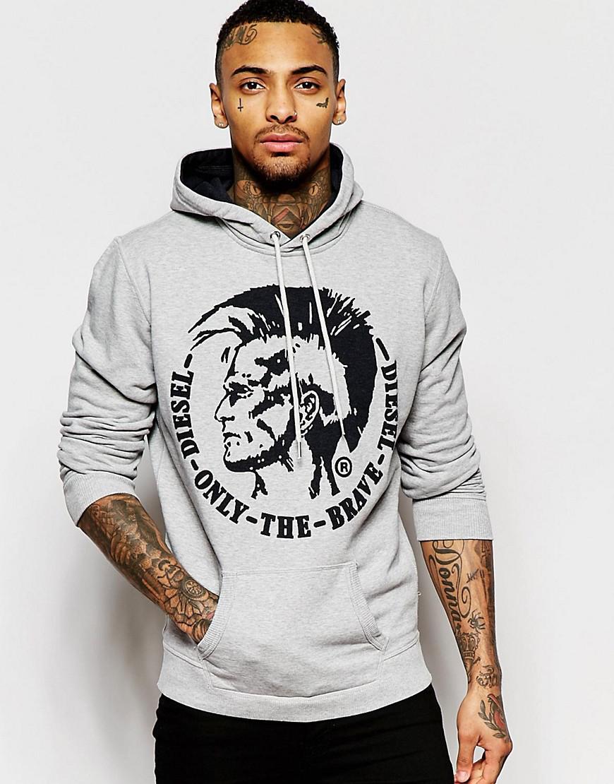 diesel patch hoodie