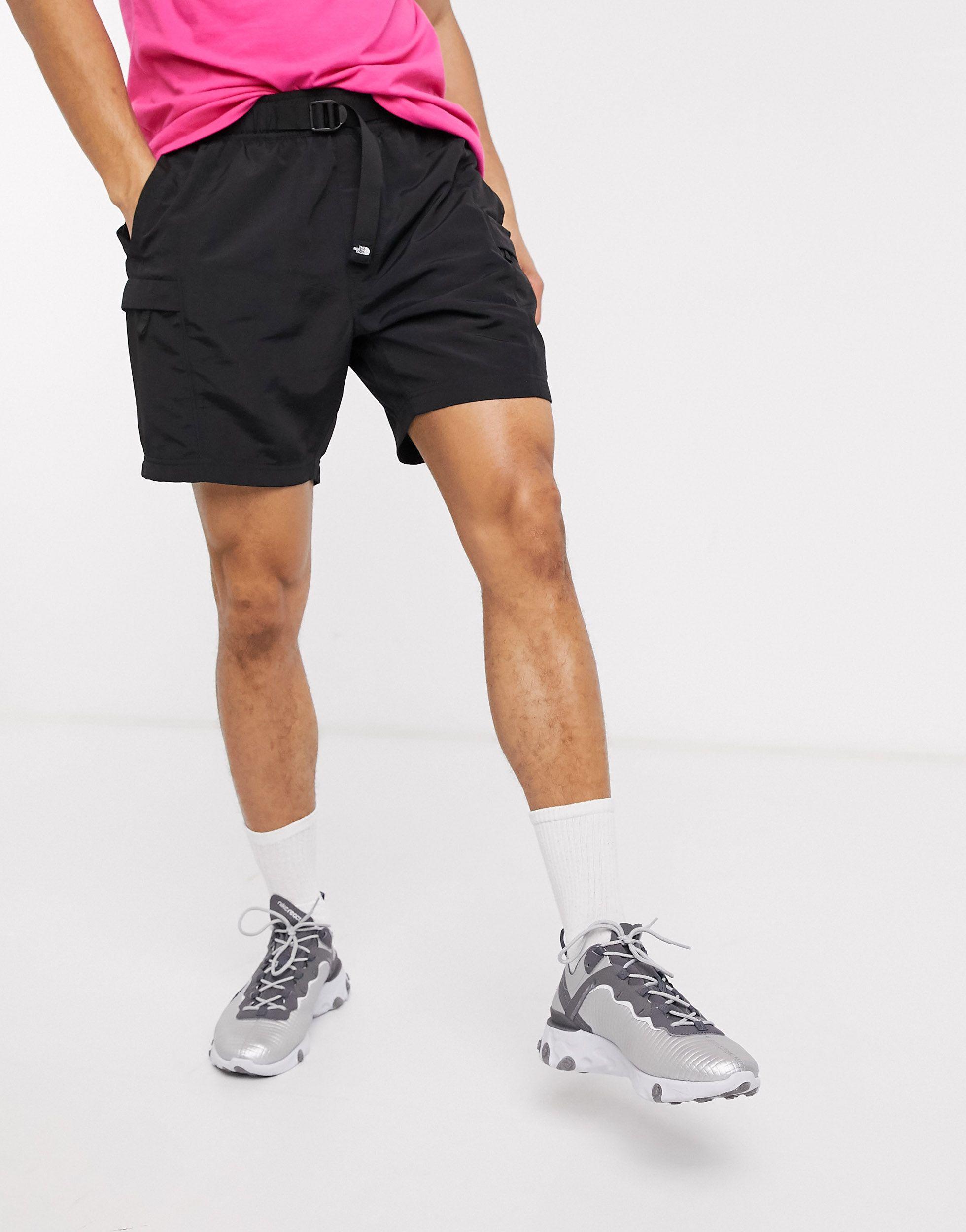 The North Face Class V Belted Shorts in Black for Men | Lyst