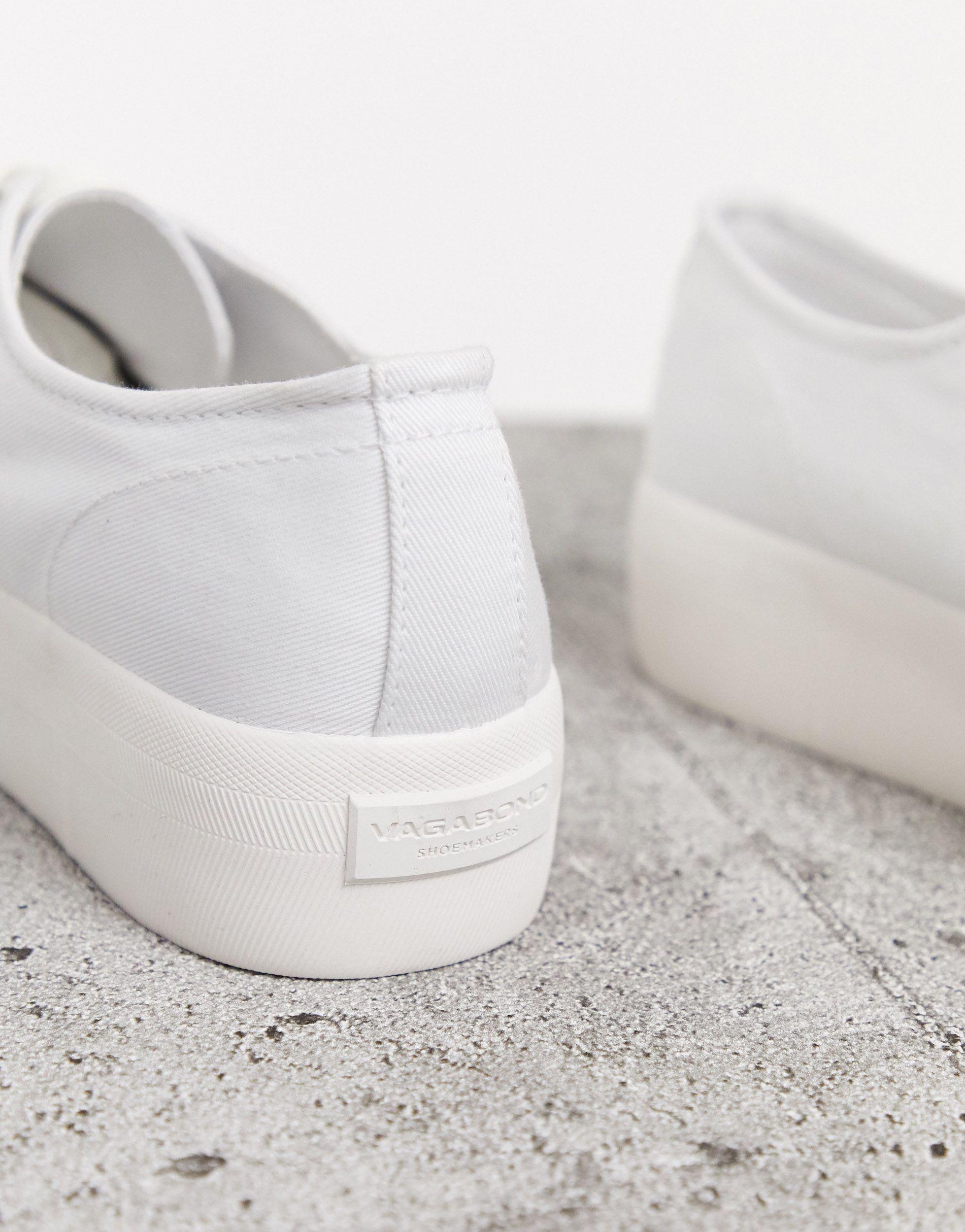Vagabond Shoemakers peggy Flatform Sneaker in White | Lyst
