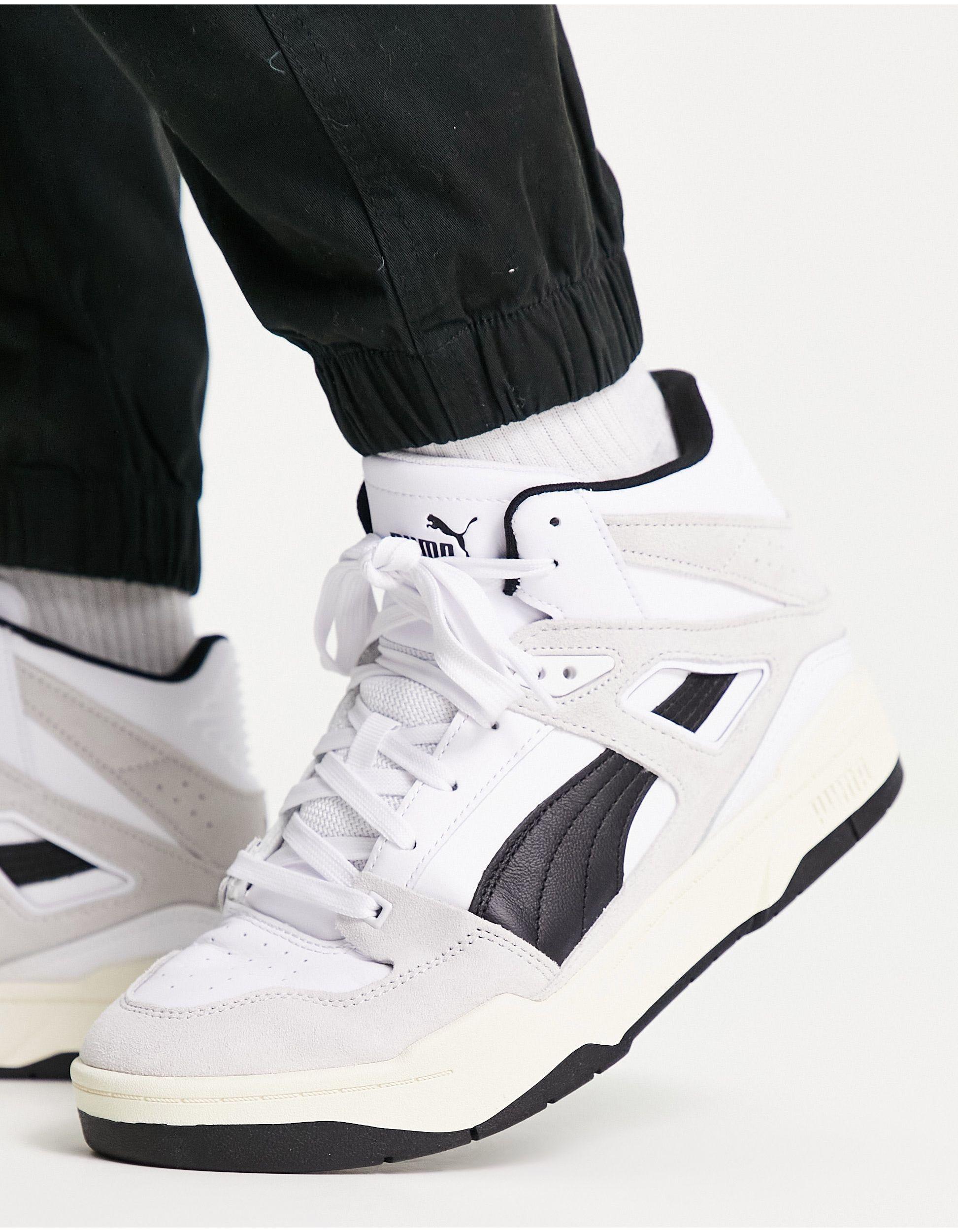 PUMA Slipstream Mid Heritage Trainers in Black for Men | Lyst UK