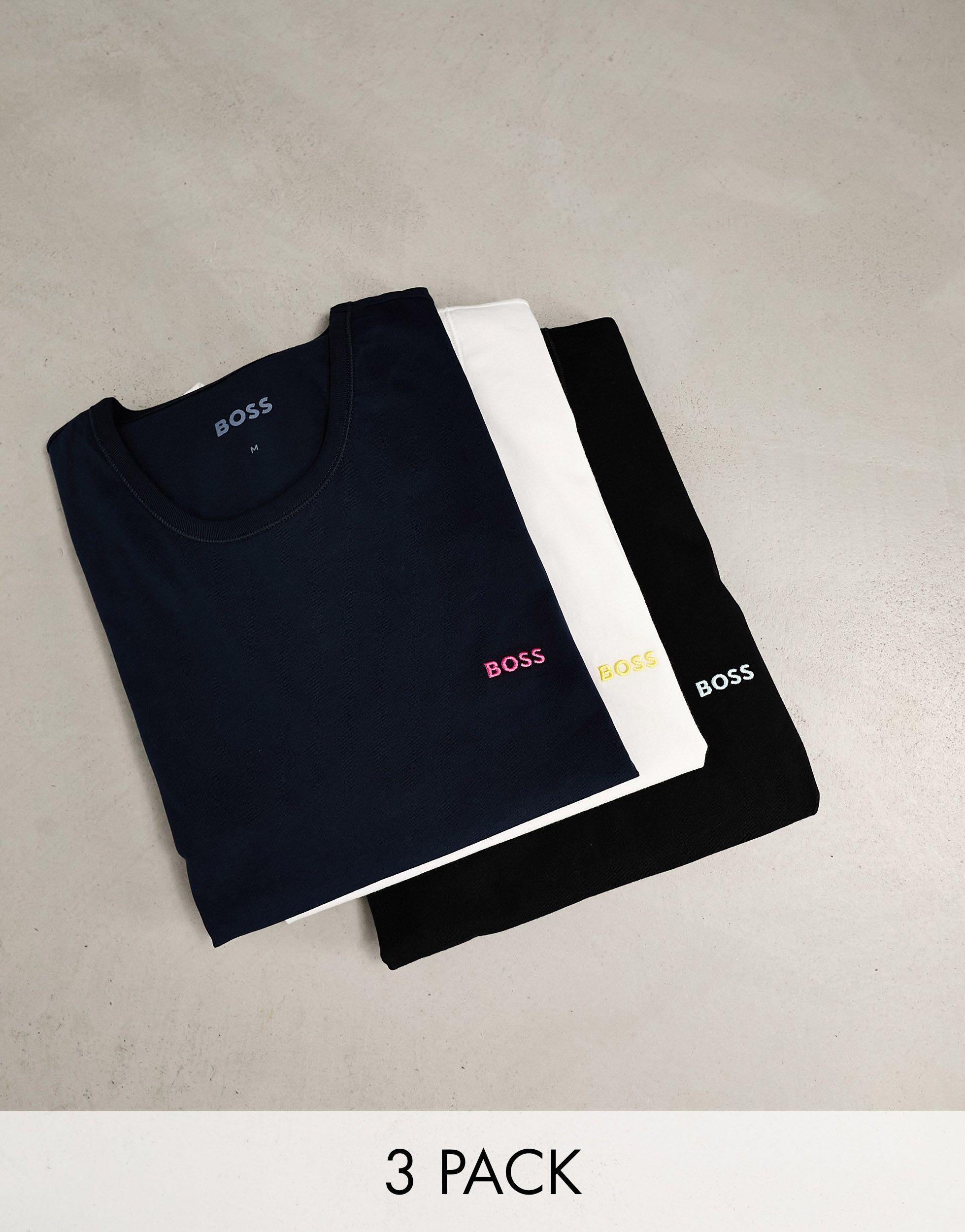 BOSS by HUGO BOSS 3 Pack T-shirt Set in Blue for Men | Lyst