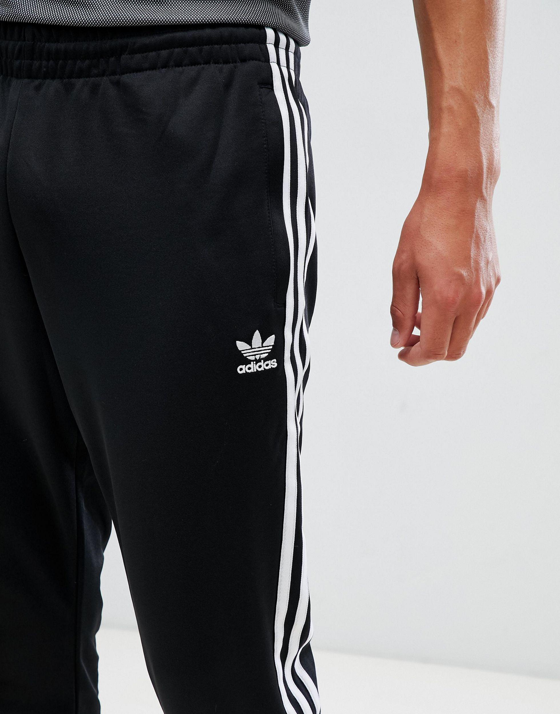 adidas Originals Superstar Sweatpants in Black for Men | Lyst