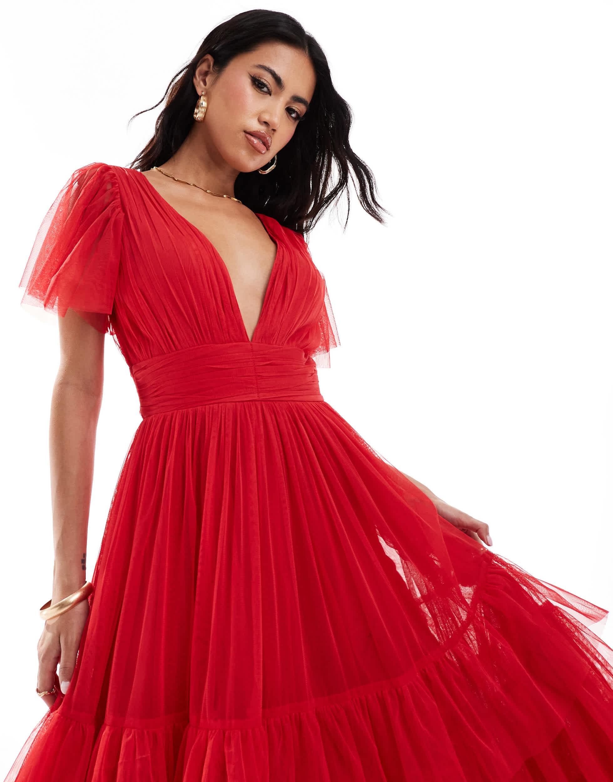 lace and beads midi dress Lace & Beads