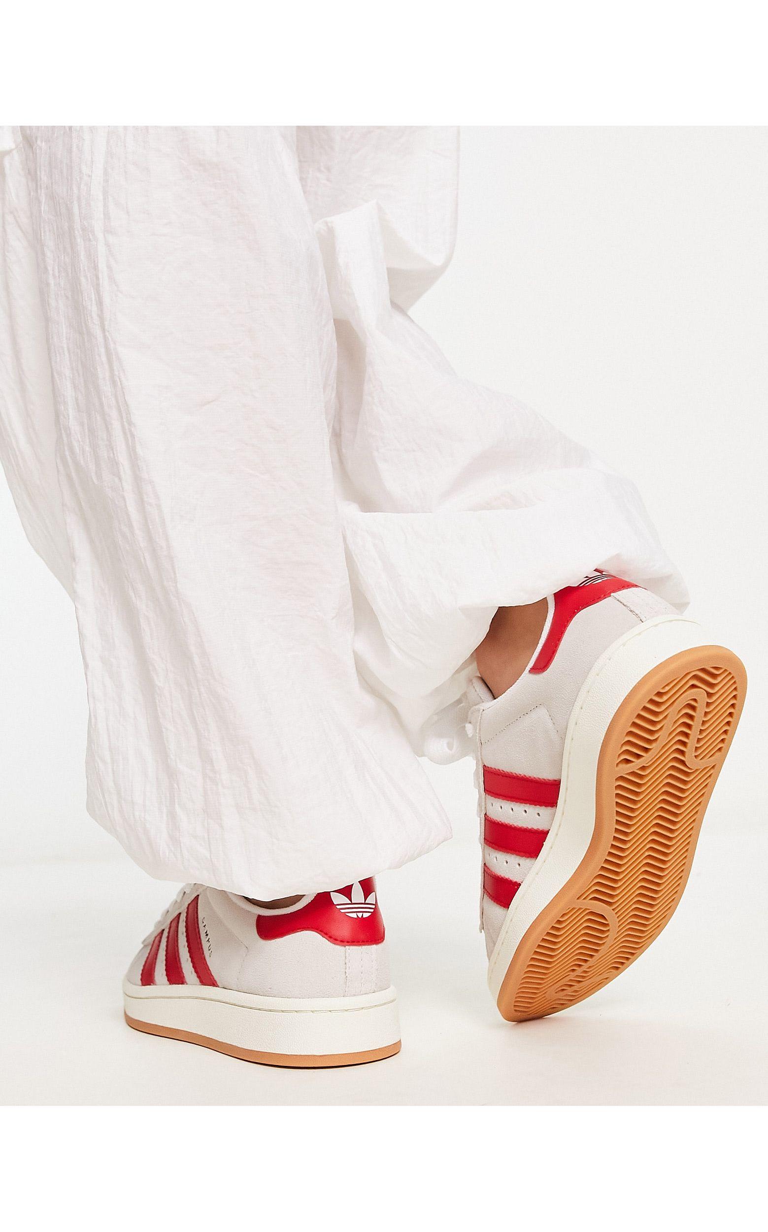 Campus 00 - sneakers bianche e rosse di adidas Originals in Rosa | Lyst