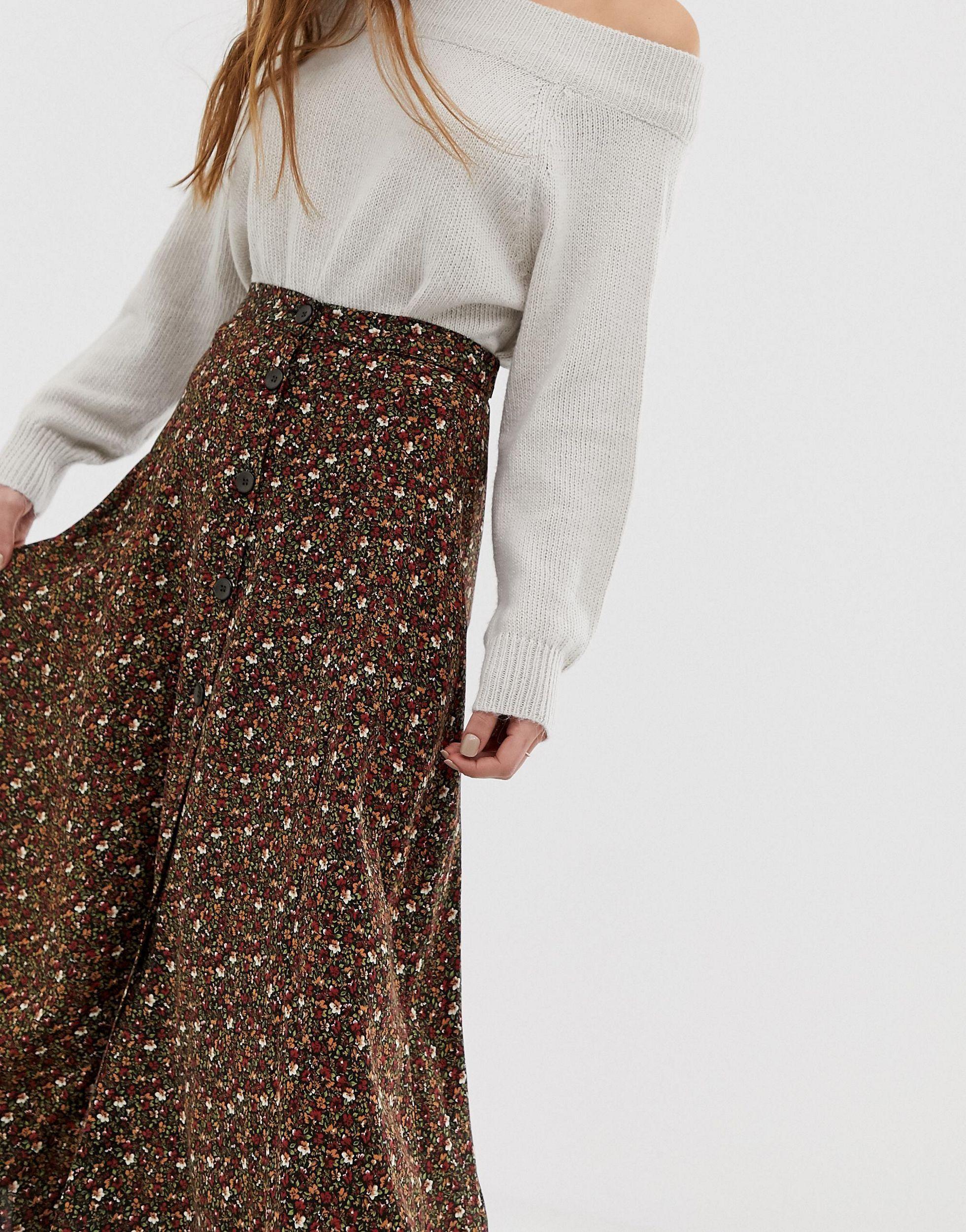 pull and bear jupe longue