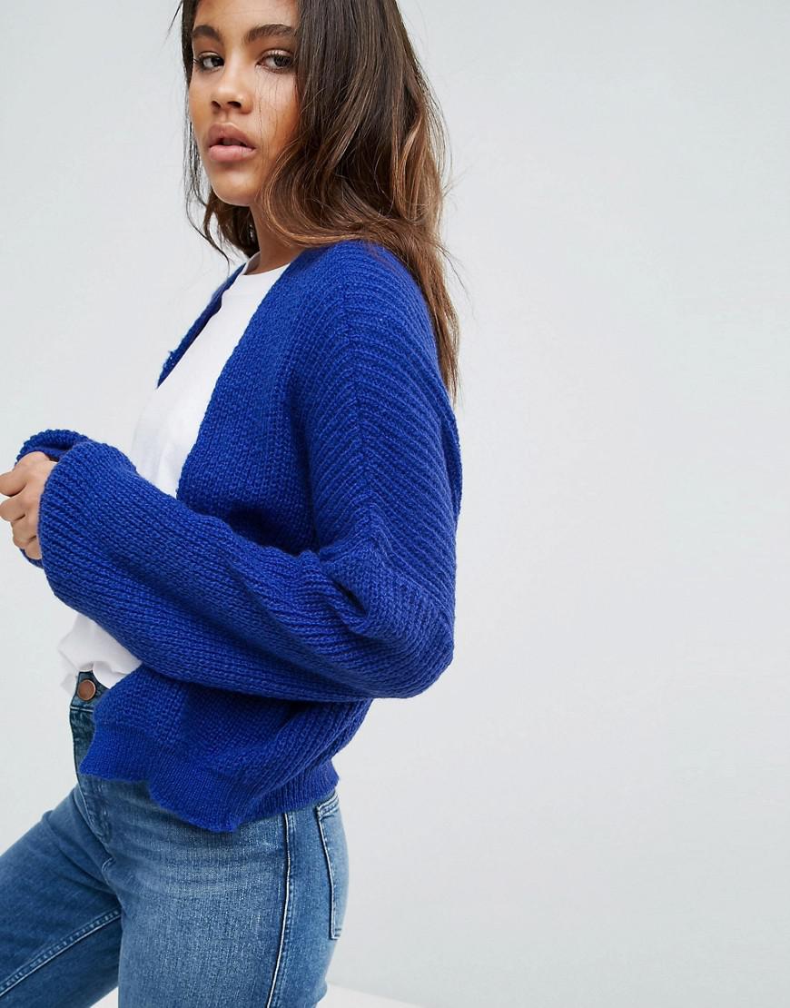 asos blue cardigan