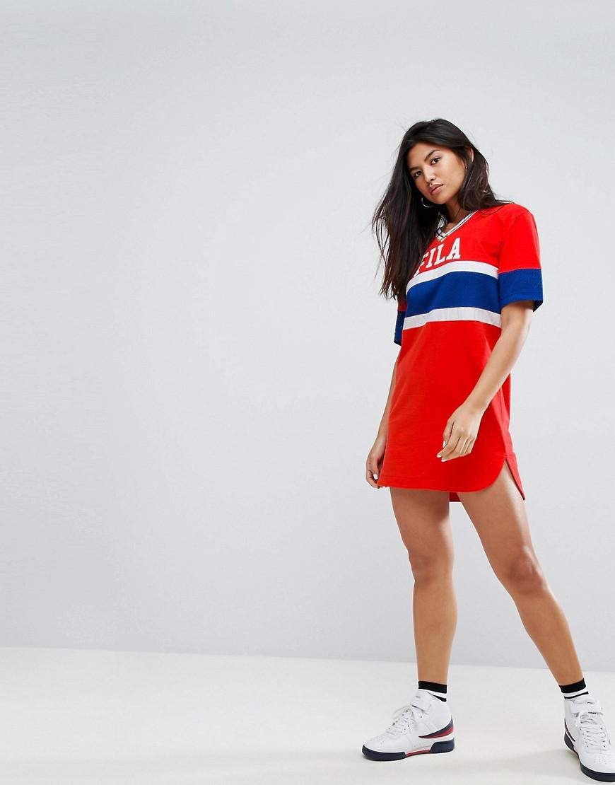 fila oversized t shirt dress