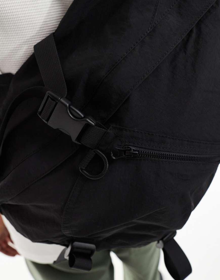 ASOS Large Sling Backpack Bag in Black for Men Lyst UK