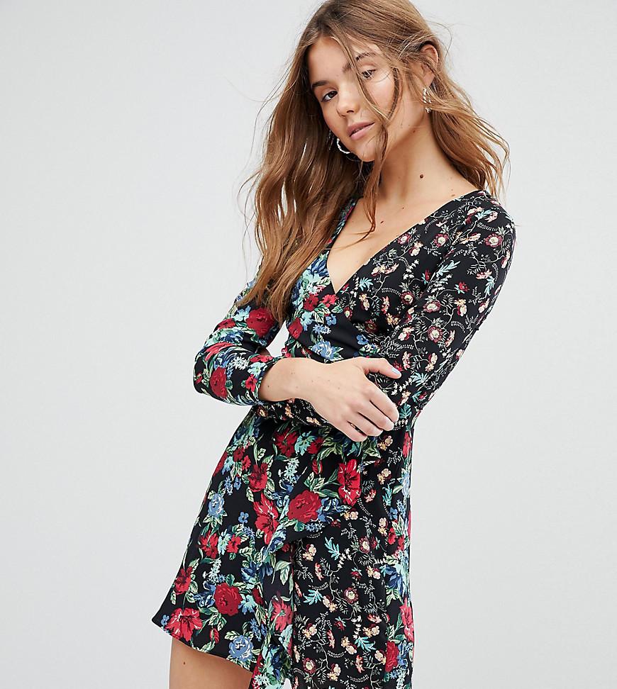 bershka wrap dress