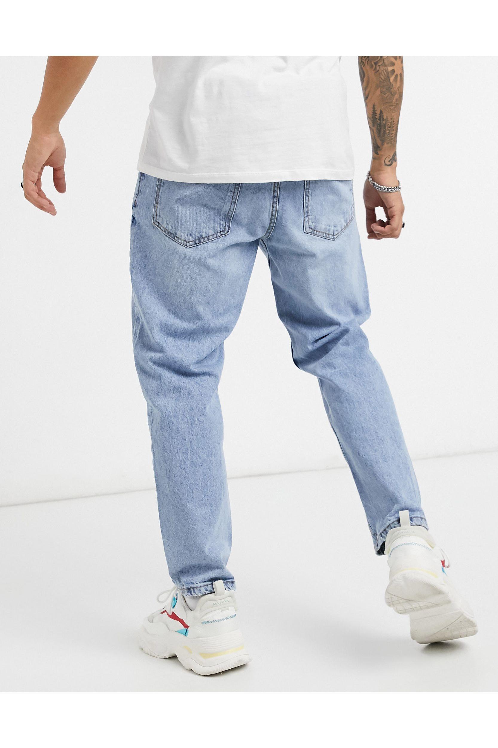 Bershka Denim Straight Leg Vintage Fit 