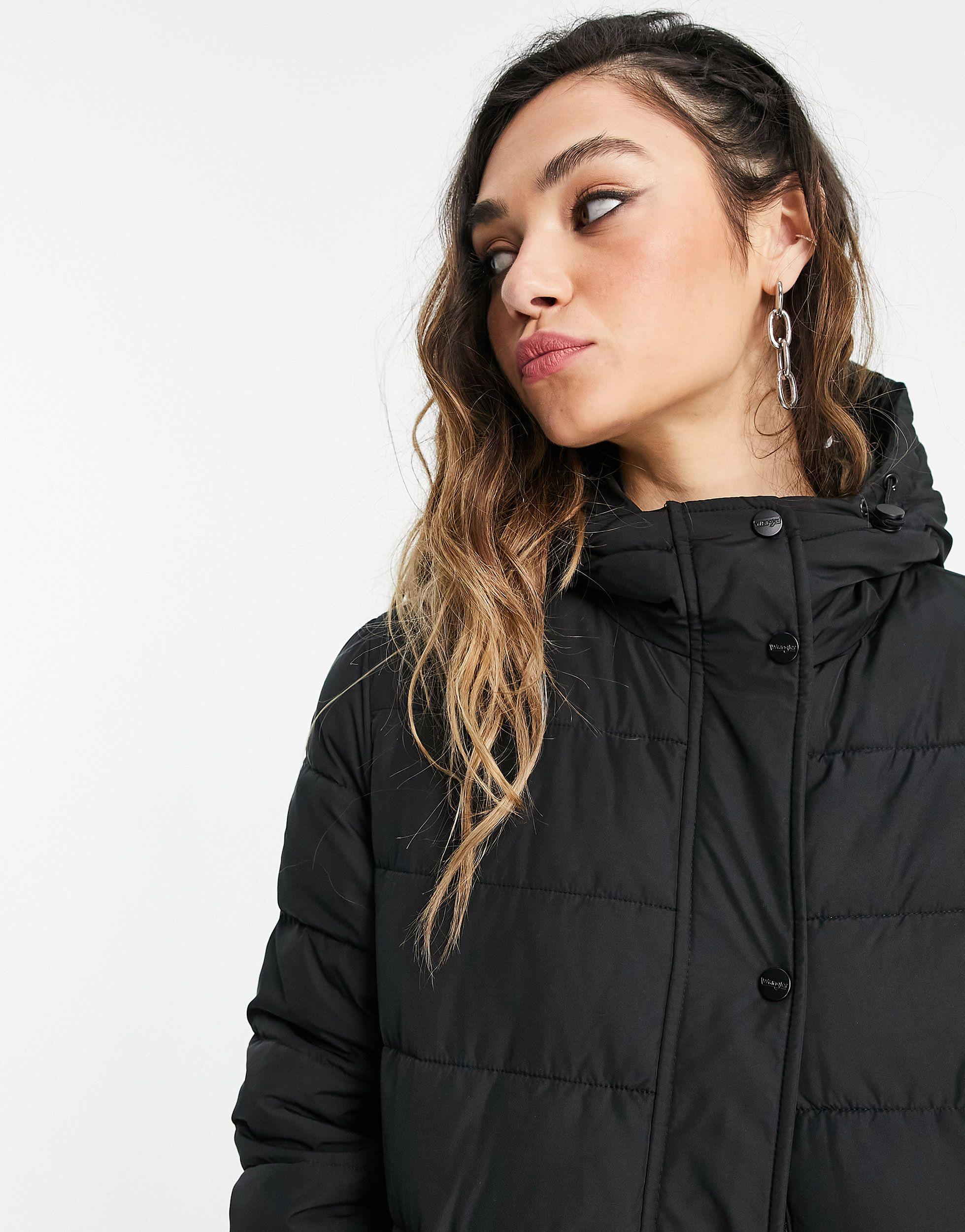 wrangler long puffer