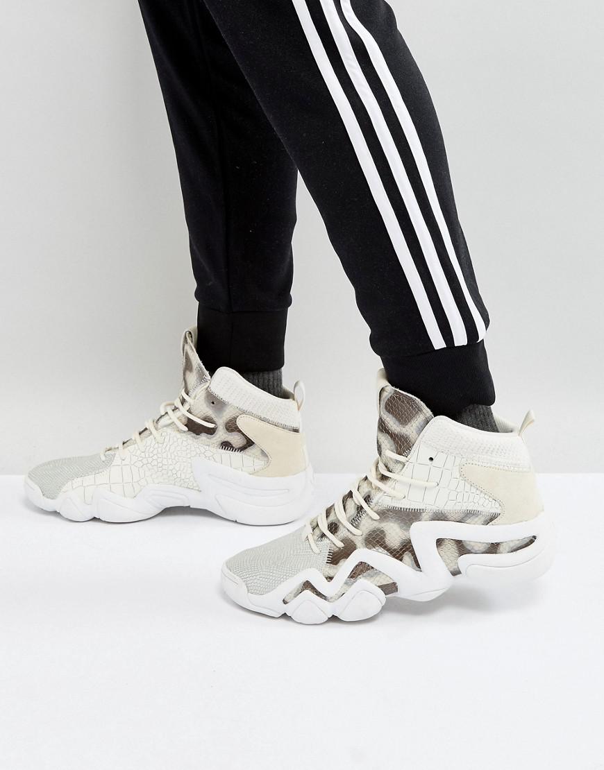lyst adidas originali crazy 8 primeknit scarpe bianche by4367 lyst adidas originali crazy 8 primeknit scarpe bianche by4367