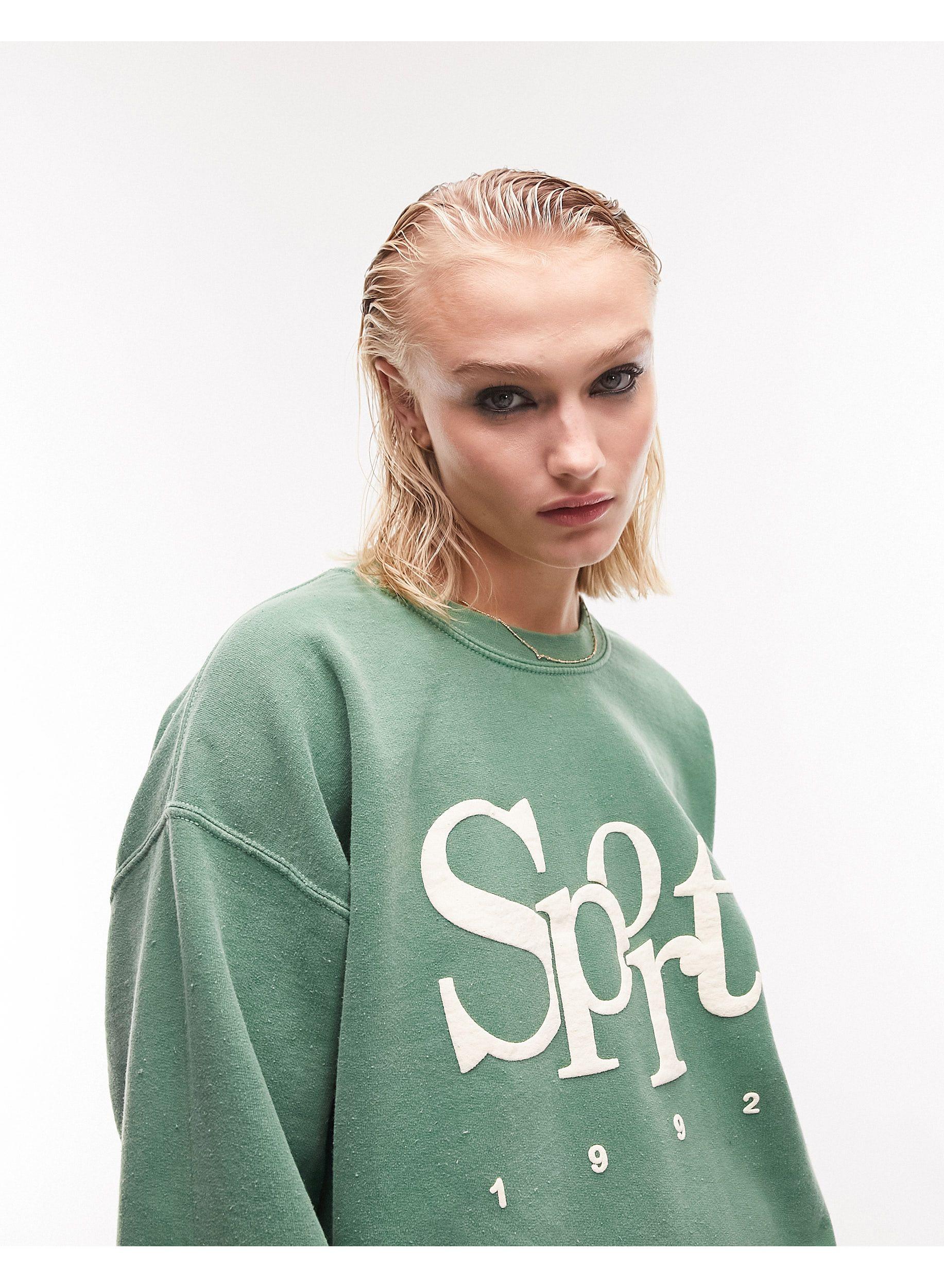 Topshop crewneck sweatshirt best sale