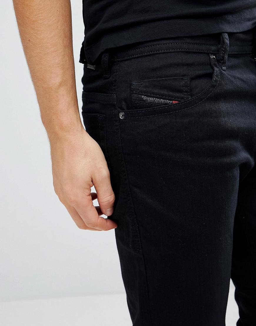 DIESEL Thommer Jeans In Stay Black for Men | Lyst