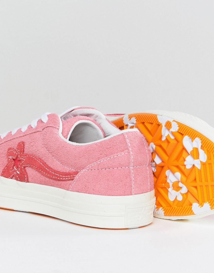 Converse X Tyler The Creator Golf Le Fleur Star Trainers Pink in Blue | Lyst