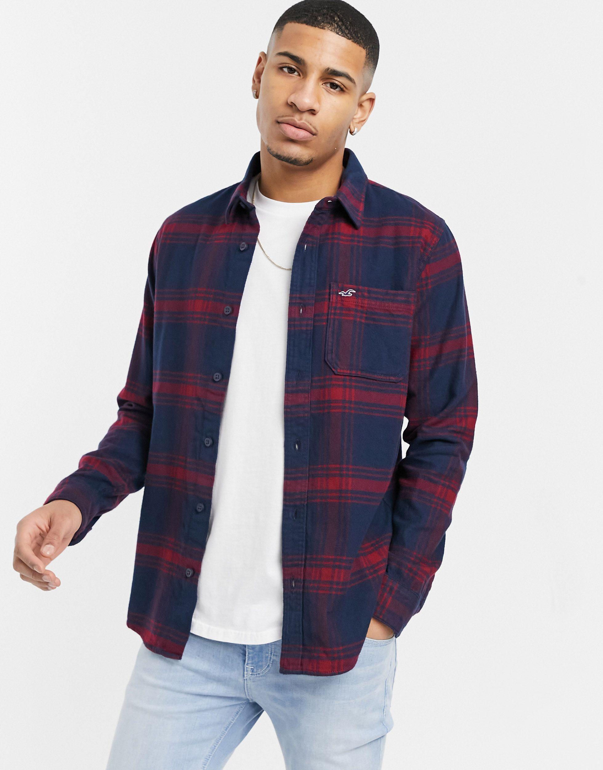 Hollister Icon Logo Long Sleeve Check 