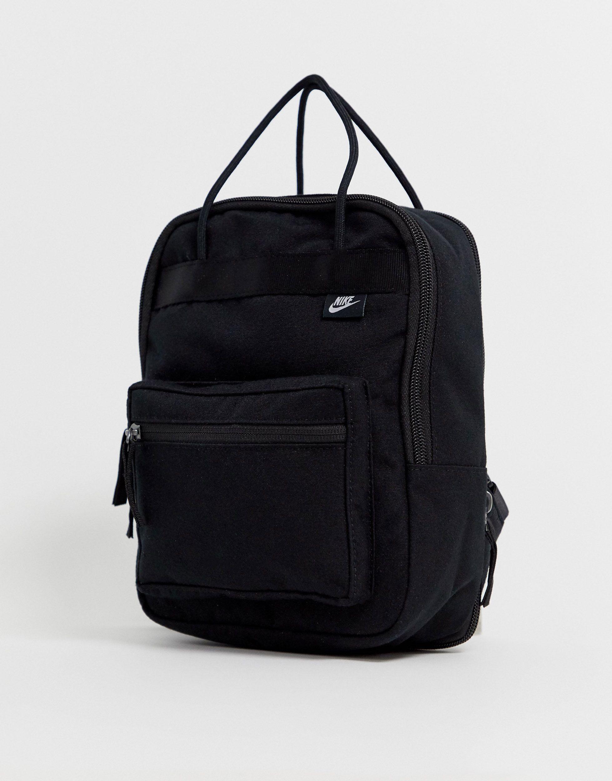 Nike Canvas Boxy Mini Backpack in Black - Lyst