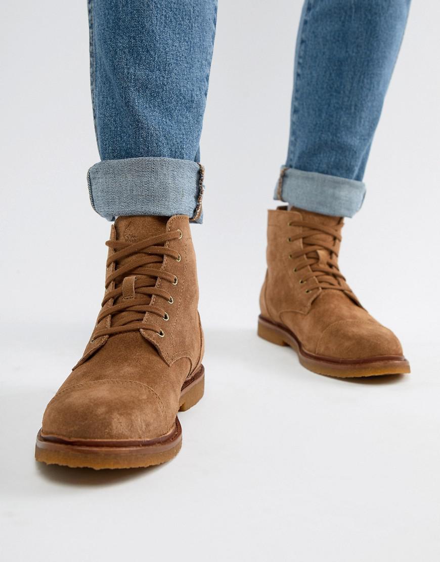 suede polo boots