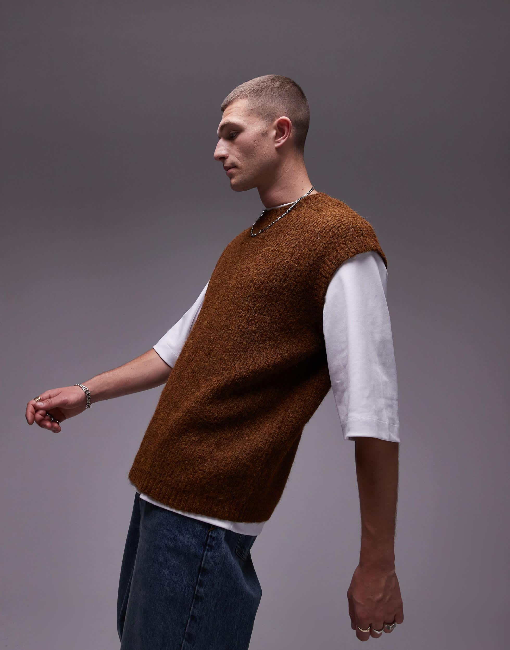 TOPMAN Sleeveless t shirts for Men Online Sale up to 40 off Lyst