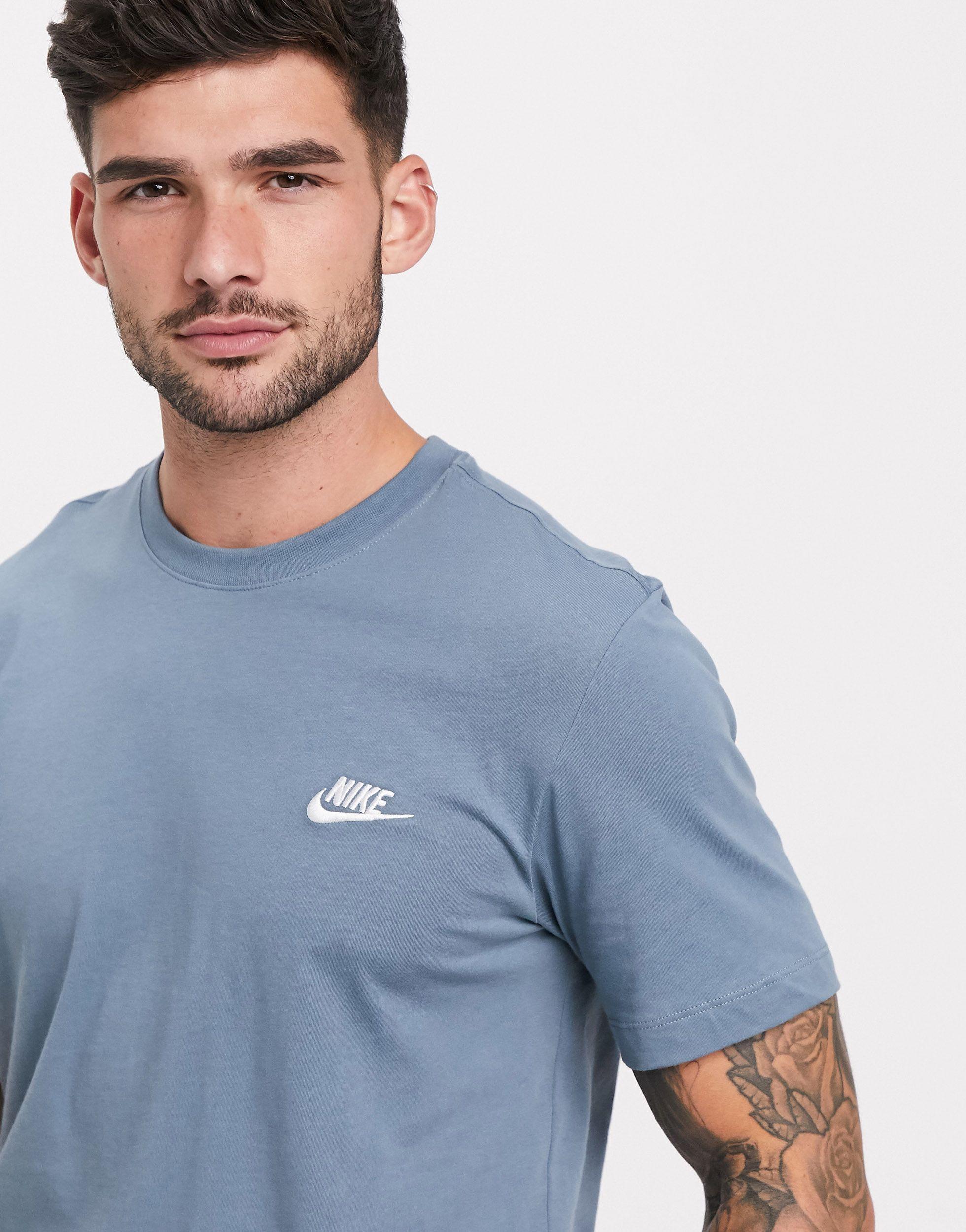 Nike Katoen Club - T-shirt in het Groen voor heren | Lyst NL