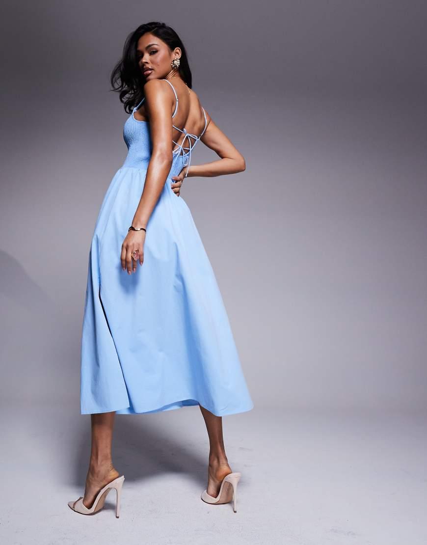 blue forever new dress $165 Forever New Women's Blue Sleeveless V-Neck High Low Sheath Dress Size 8