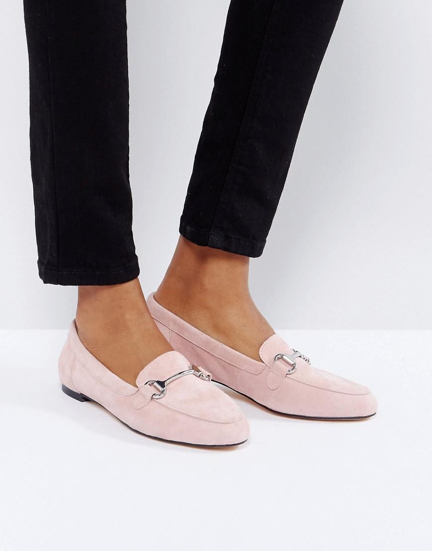 Office Blush Suede Loafers in Pink | Lyst Australia