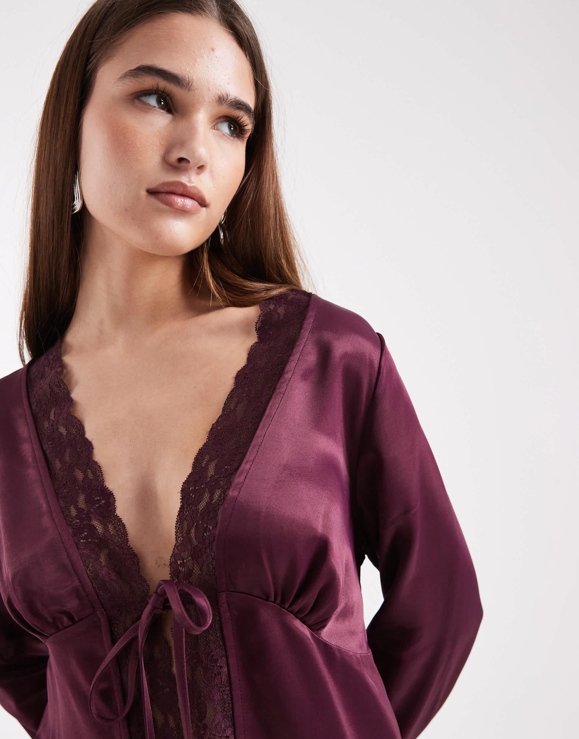 Chemisier Miss Selfridge Crème - Taille 10 UK (8 FR), Manches Bonnet, Nœud - Neuf