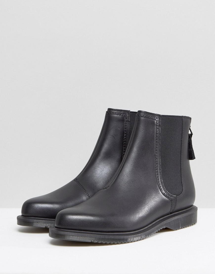 Dr. Martens Zillow Refine Chelsea Boot In Black Leather | Lyst