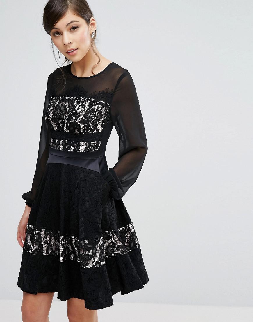 coast black lace dress