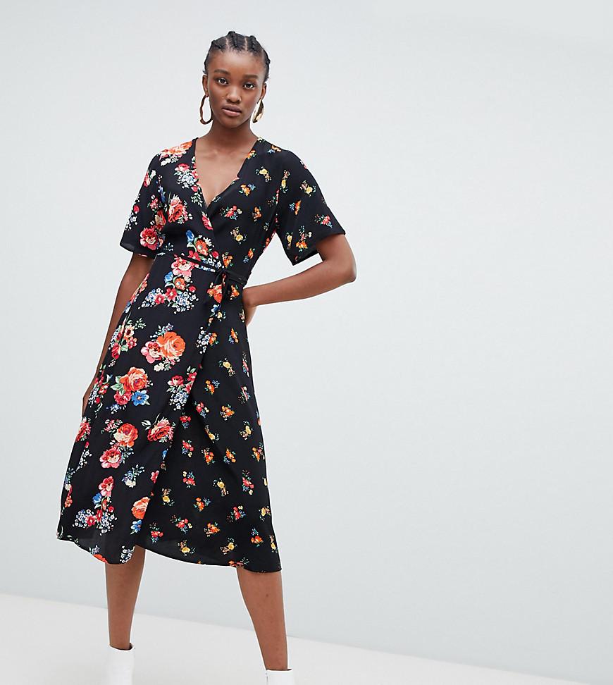 new look palm print dress