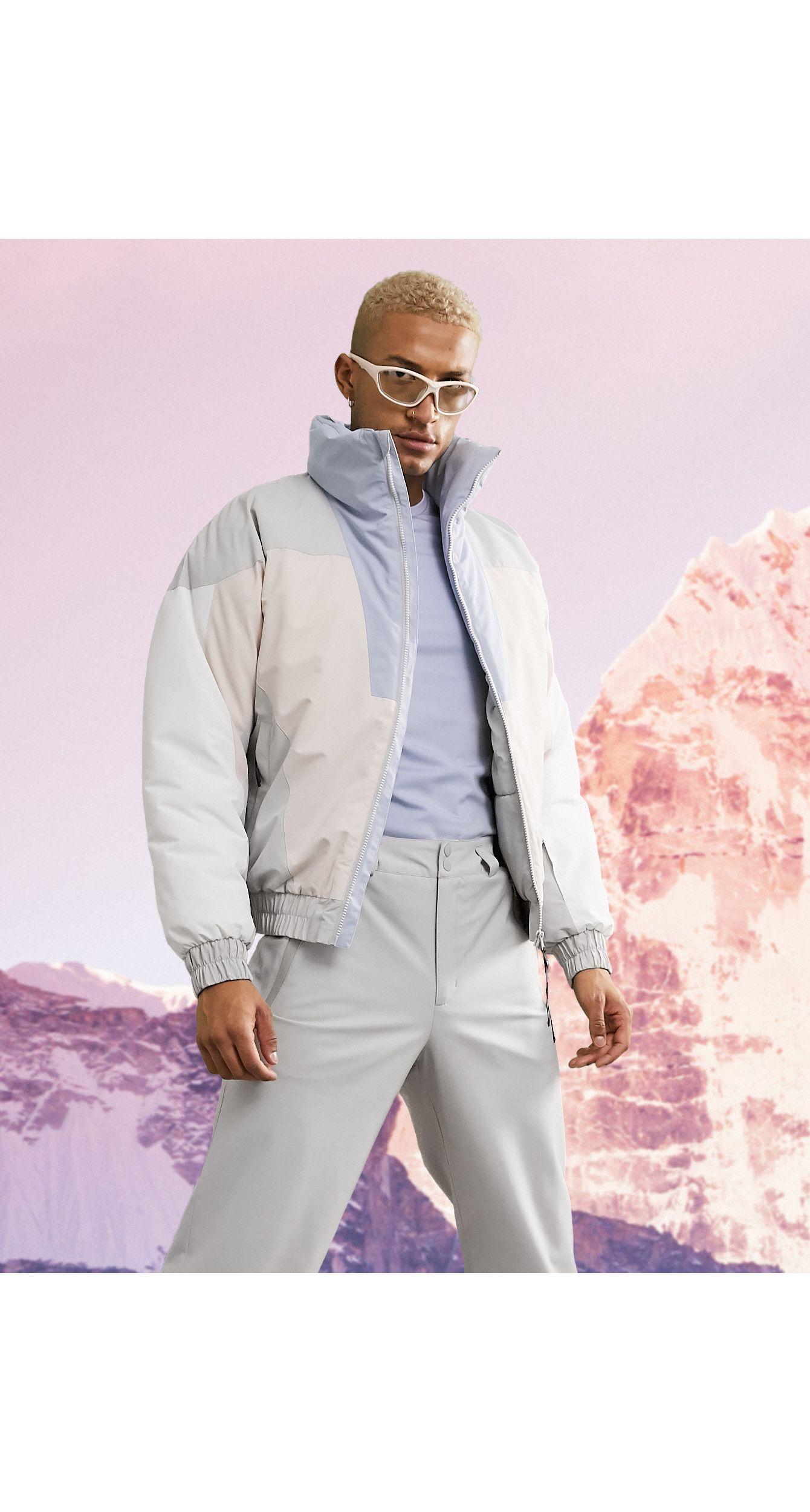 pastel ski jacket