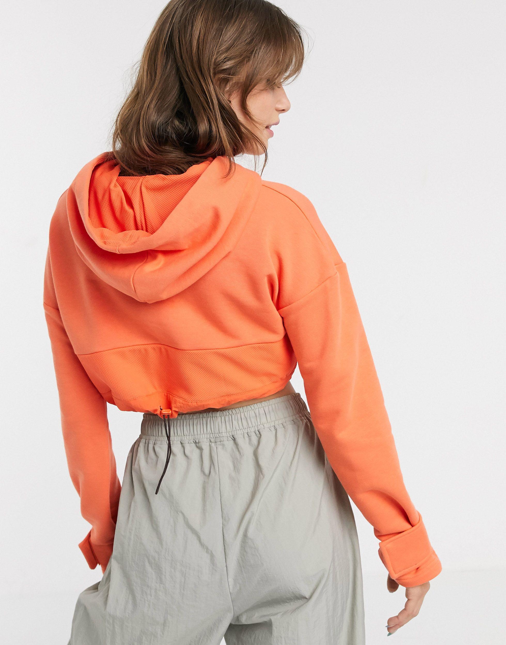 new balance cropped hoodie