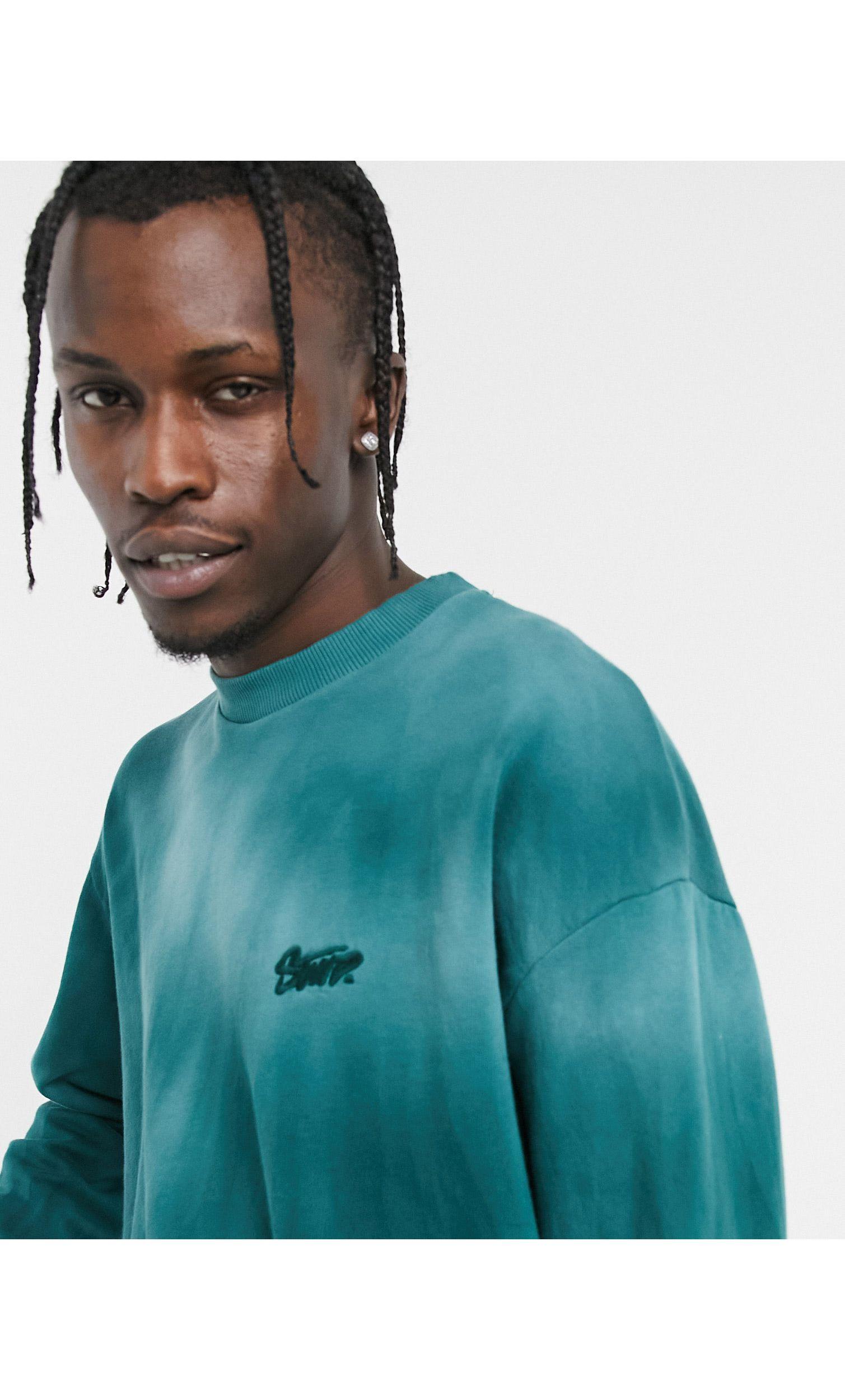 pull and bear tie dye sweatshirt