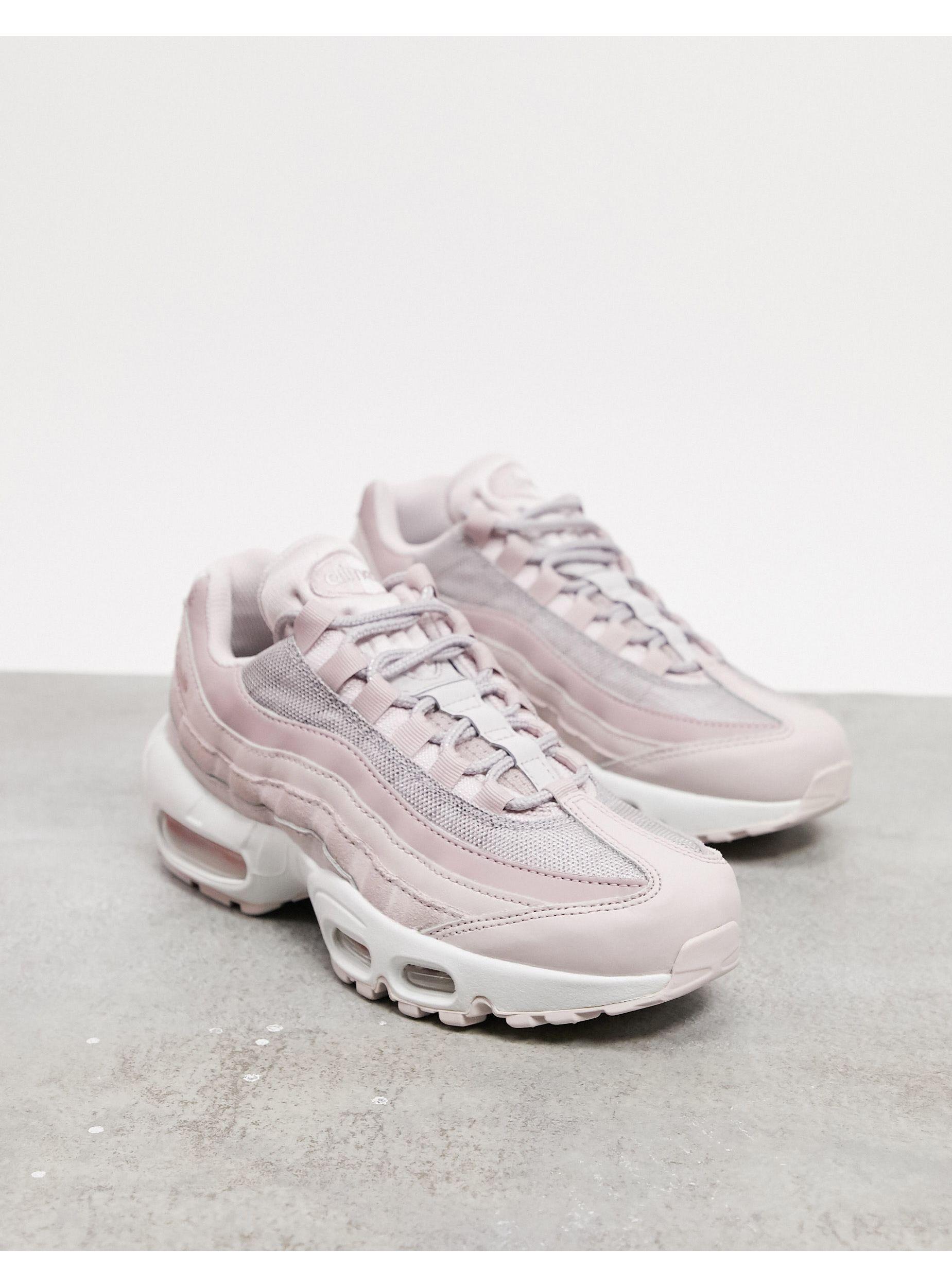 Nike Rubber Air Max 95 Trainers With Soft in Pink | Lyst Australia