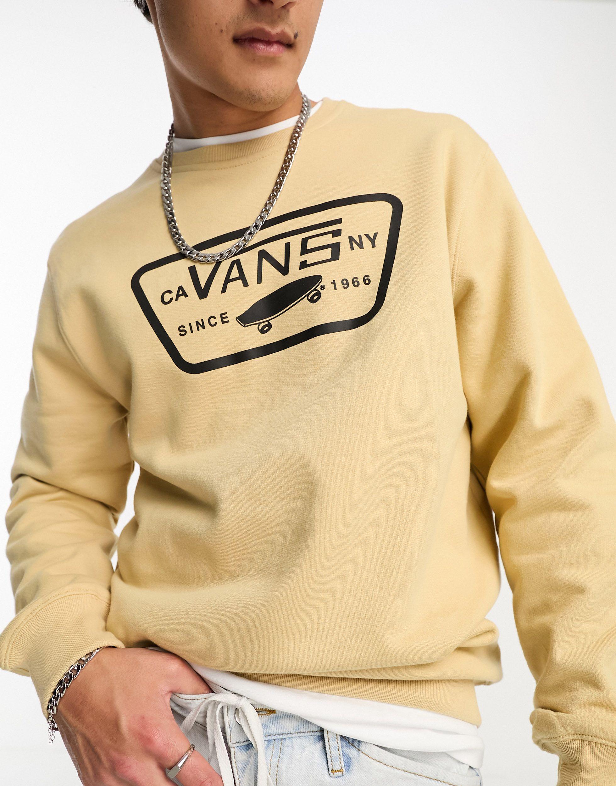 Sweat vans jaune sale