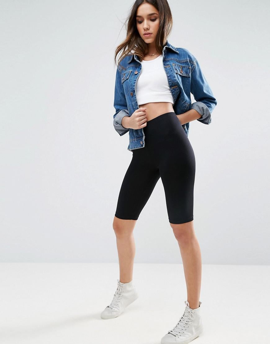 ASOS Synthetic Asos Basic Legging Shorts in Black Lyst