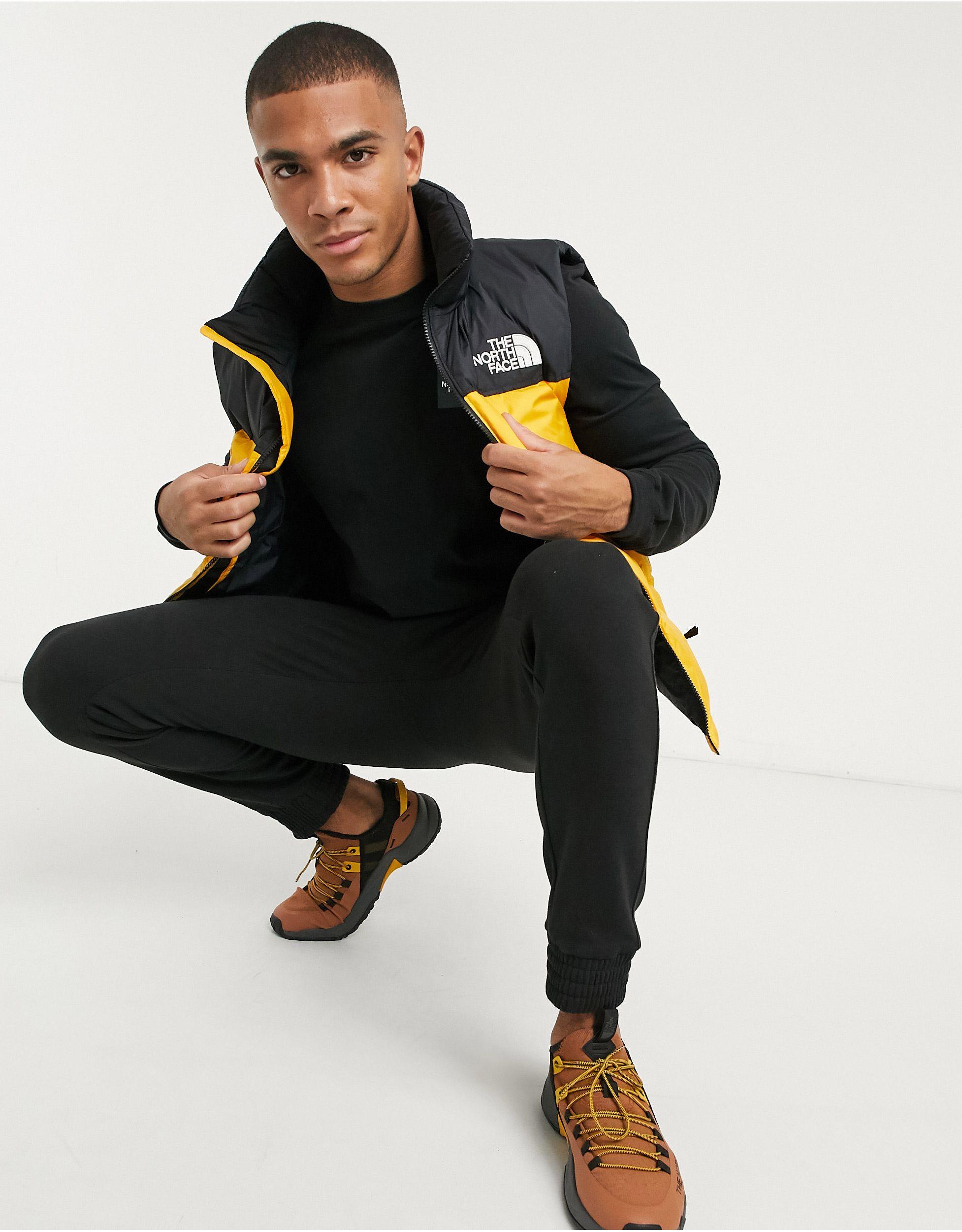 The North Face 1996 Retro Nuptse Vest in Yellow for Men Lyst