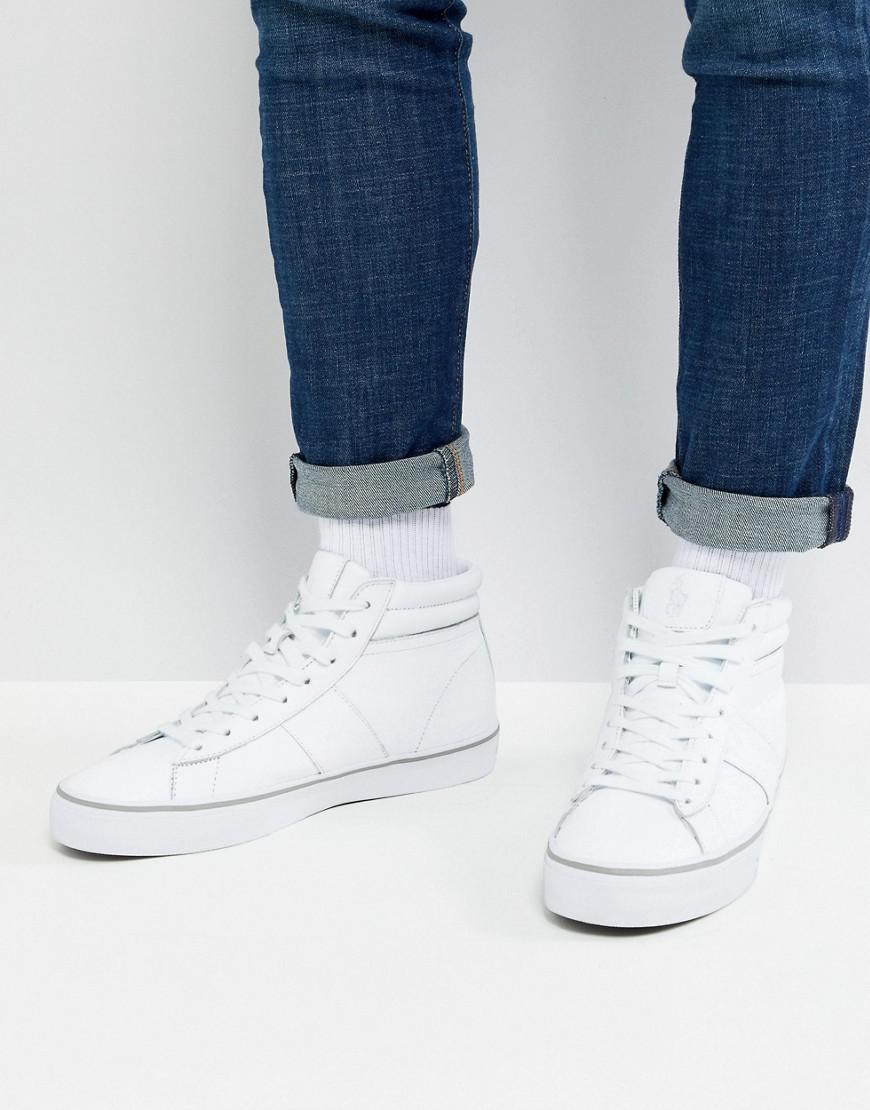 ralph lauren high top trainers